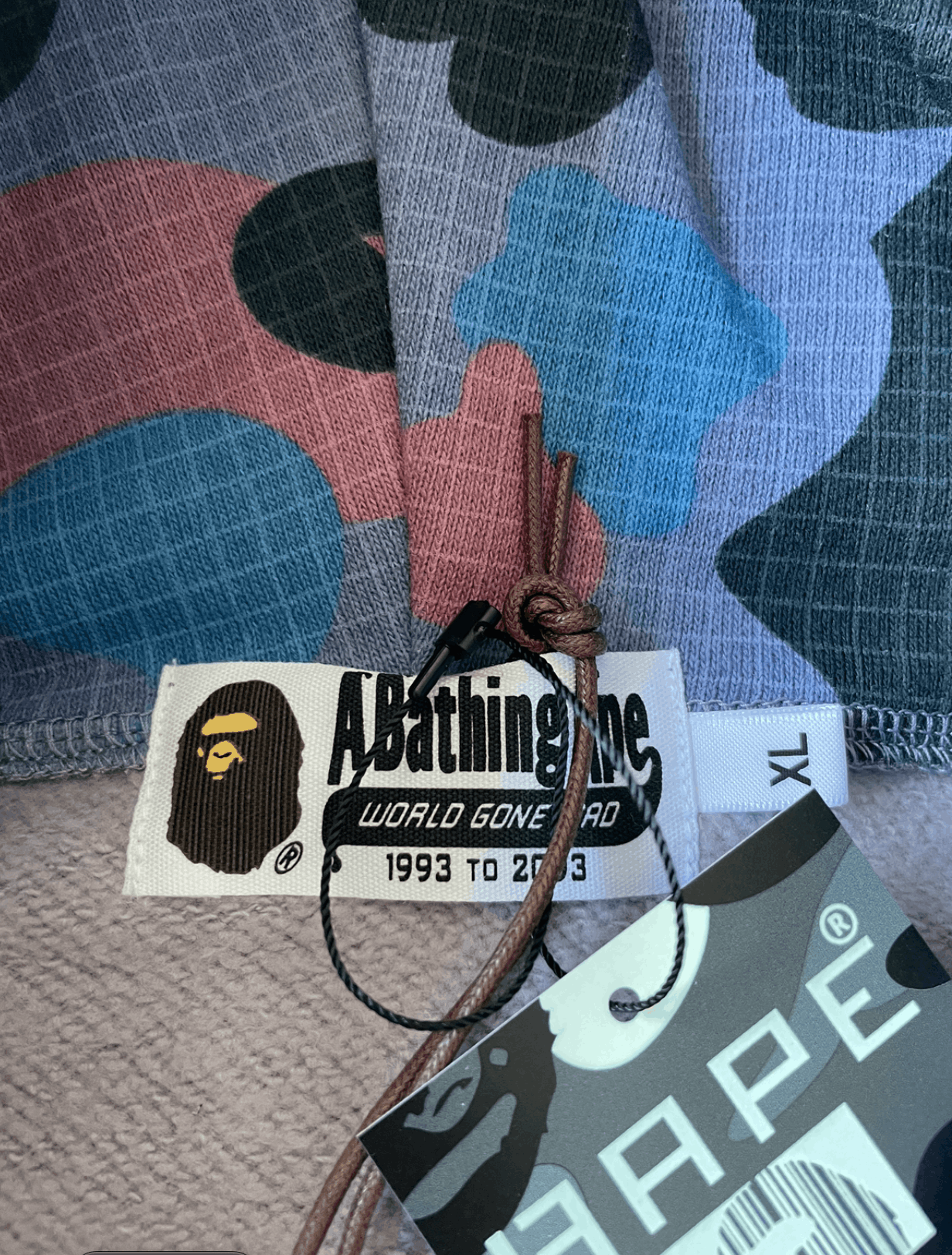 Bape BAPE GRID CAMO SHARK FULL ZIP HOODIE SS22 Size US XL / EU 56 / 4 - 9 Thumbnail