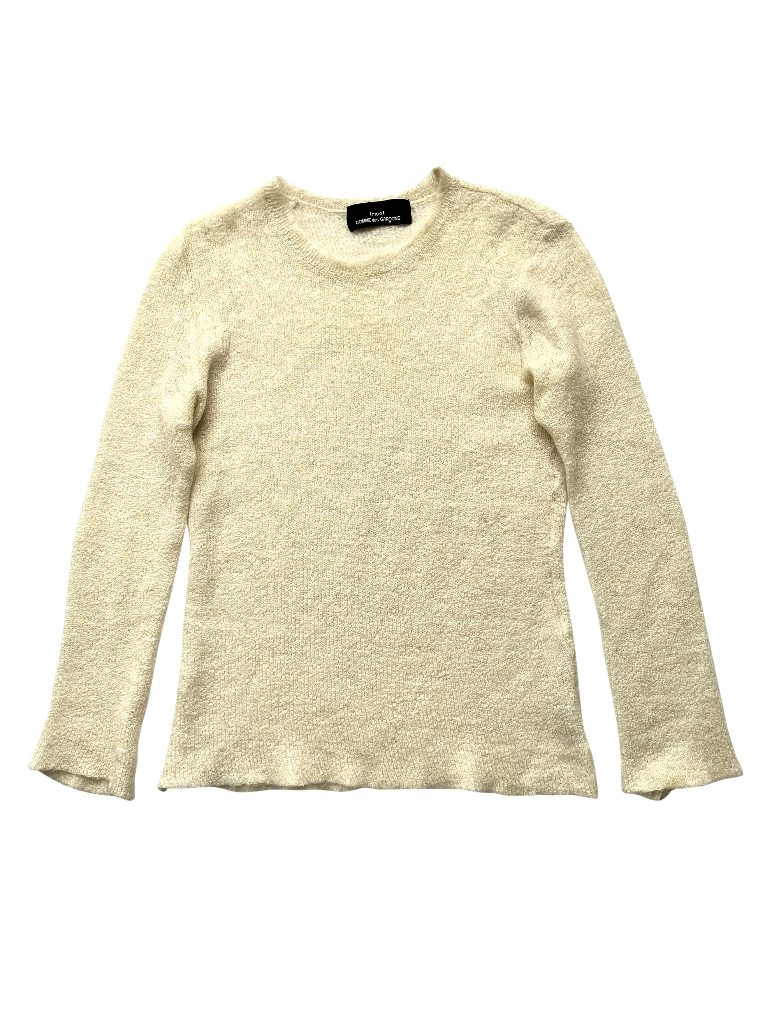 Comme des Garcons × Rei Kawakubo × Tricot Comme des Garcons ⚡️QUICK SALE⚡️1994 Comme des Garcons Tricot Crewneck Sweater Size M / US 6-8 / IT 42-44 - 1 Thumbnail