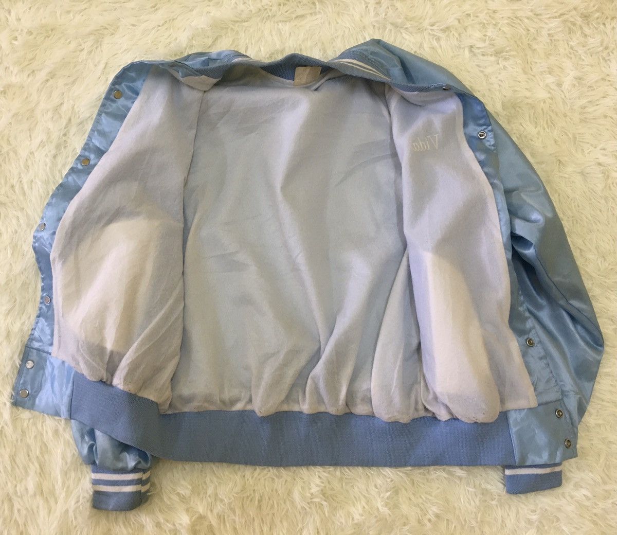 Auburn Sportswear × Vintage Vintage Satin Bomber Jacket Size US L / EU 52-54 / 3 - 6 Thumbnail