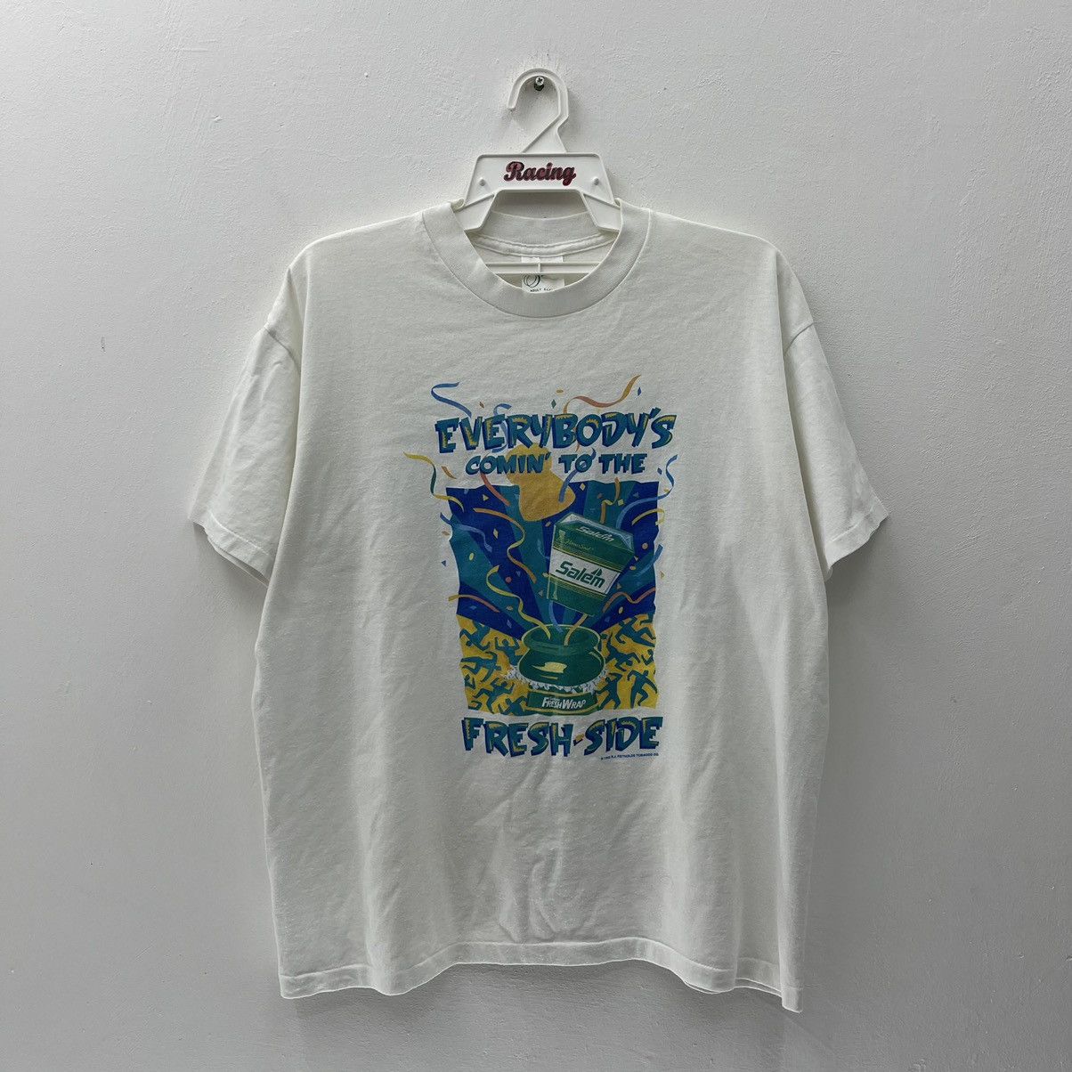 Salem Sportswear Vintage 90s Salem Fresh Wrap T Everybodys Comin To The Salem Size US XL / EU 56 / 4 - 1 Thumbnail