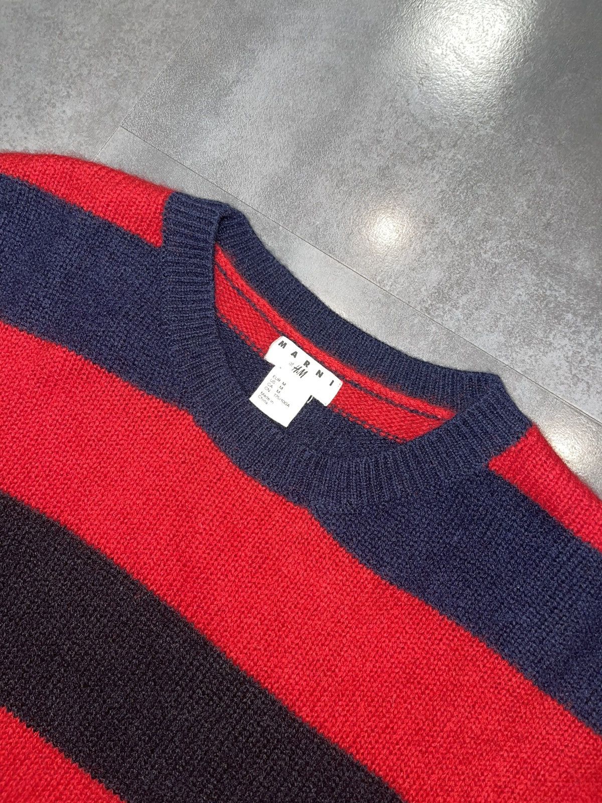 Marni SS12 Marni X H&M Striped Handknit Cashmere Sweater Size US M / EU 48-50 / 2 - 11 Thumbnail