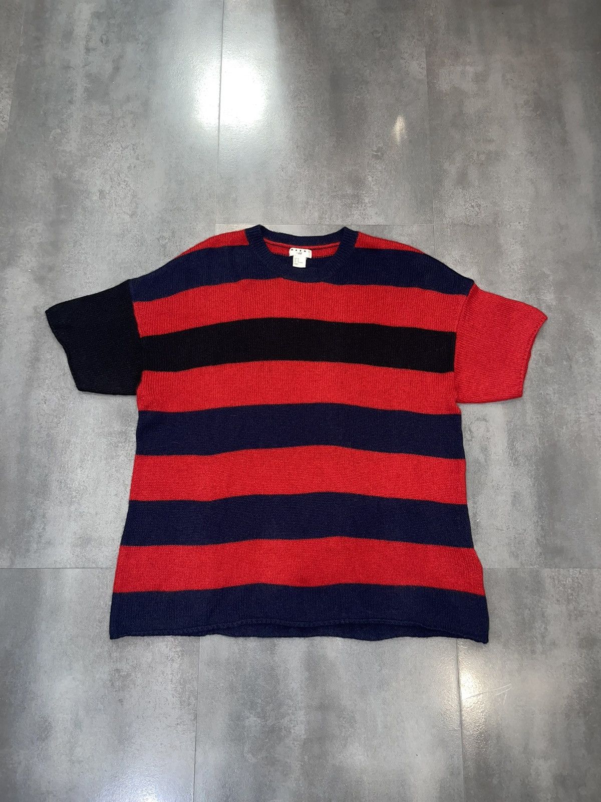 Marni SS12 Marni X H&M Striped Handknit Cashmere Sweater Size US M / EU 48-50 / 2 - 1 Thumbnail