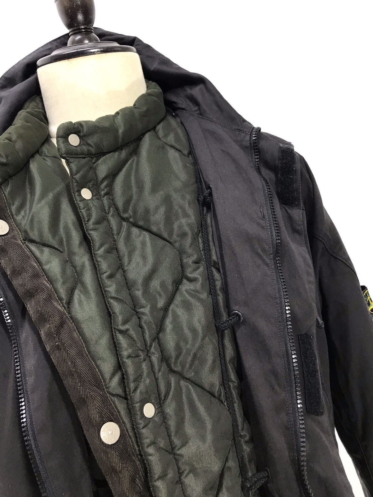 Stone Island ⚓Rare Vtg AW1999 Stone Island Reversible Jacket Thick 2🟩8 Size US M / EU 48-50 / 2 - 4 Thumbnail