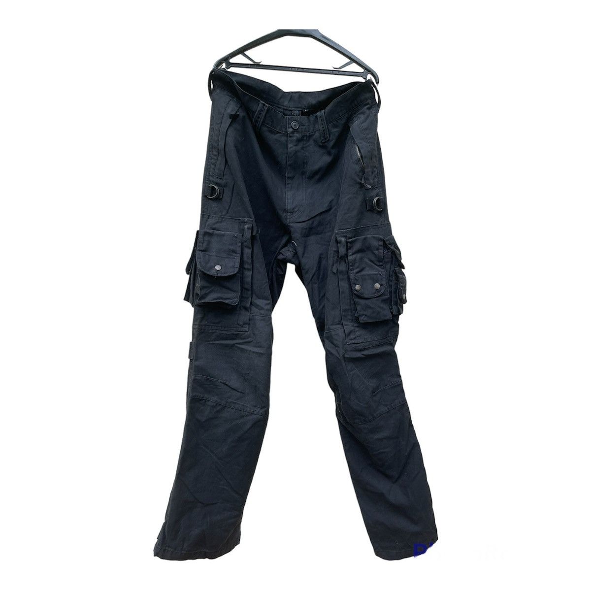 If Six Was Nine × Japanese Brand × KMRii ❌BEST OFFER🔥Black Bondage Pants Utilities Multipockets Size US 31 - 1 Thumbnail