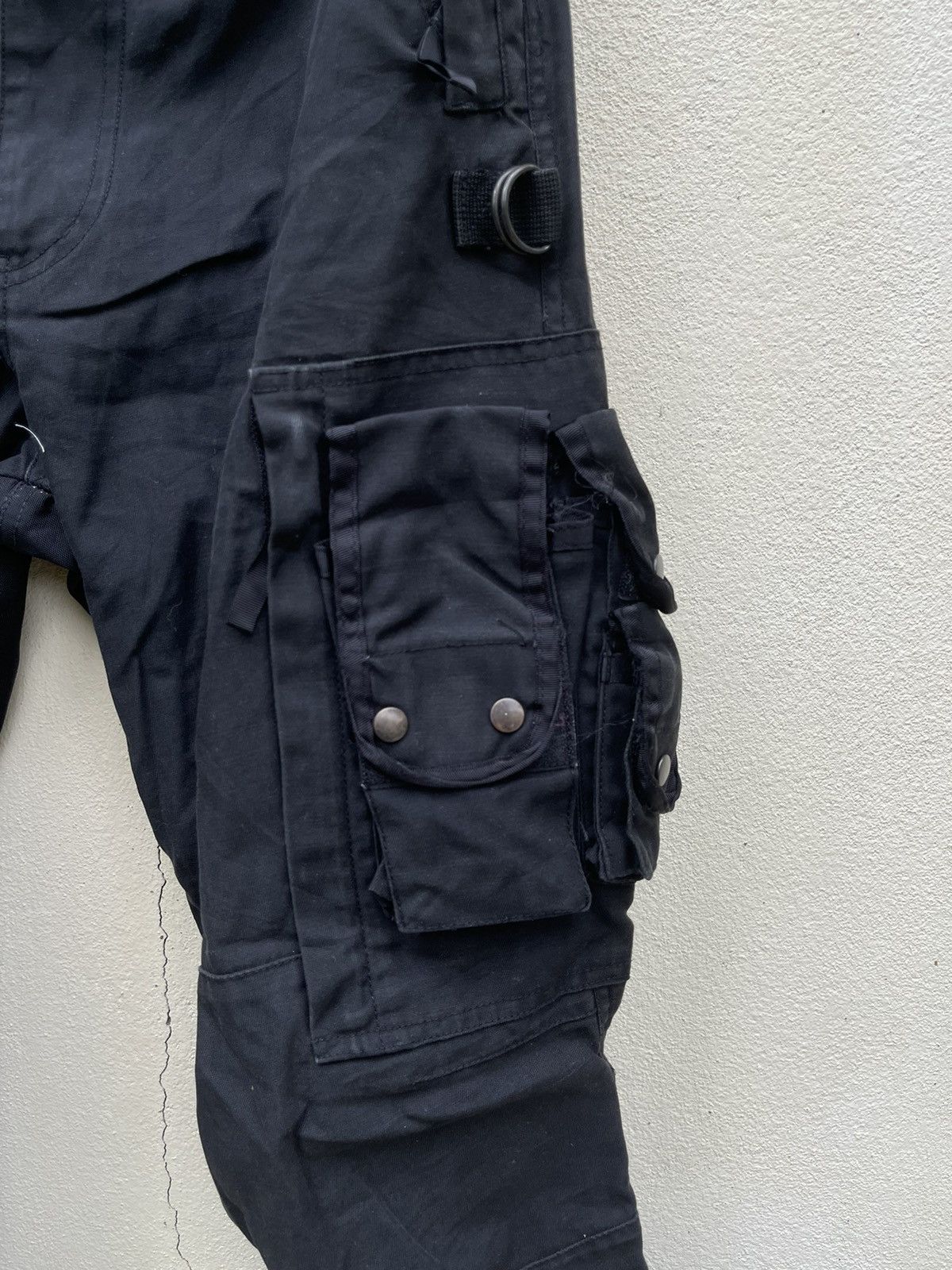 If Six Was Nine × Japanese Brand × KMRii ❌BEST OFFER🔥Black Bondage Pants Utilities Multipockets Size US 31 - 3 Thumbnail