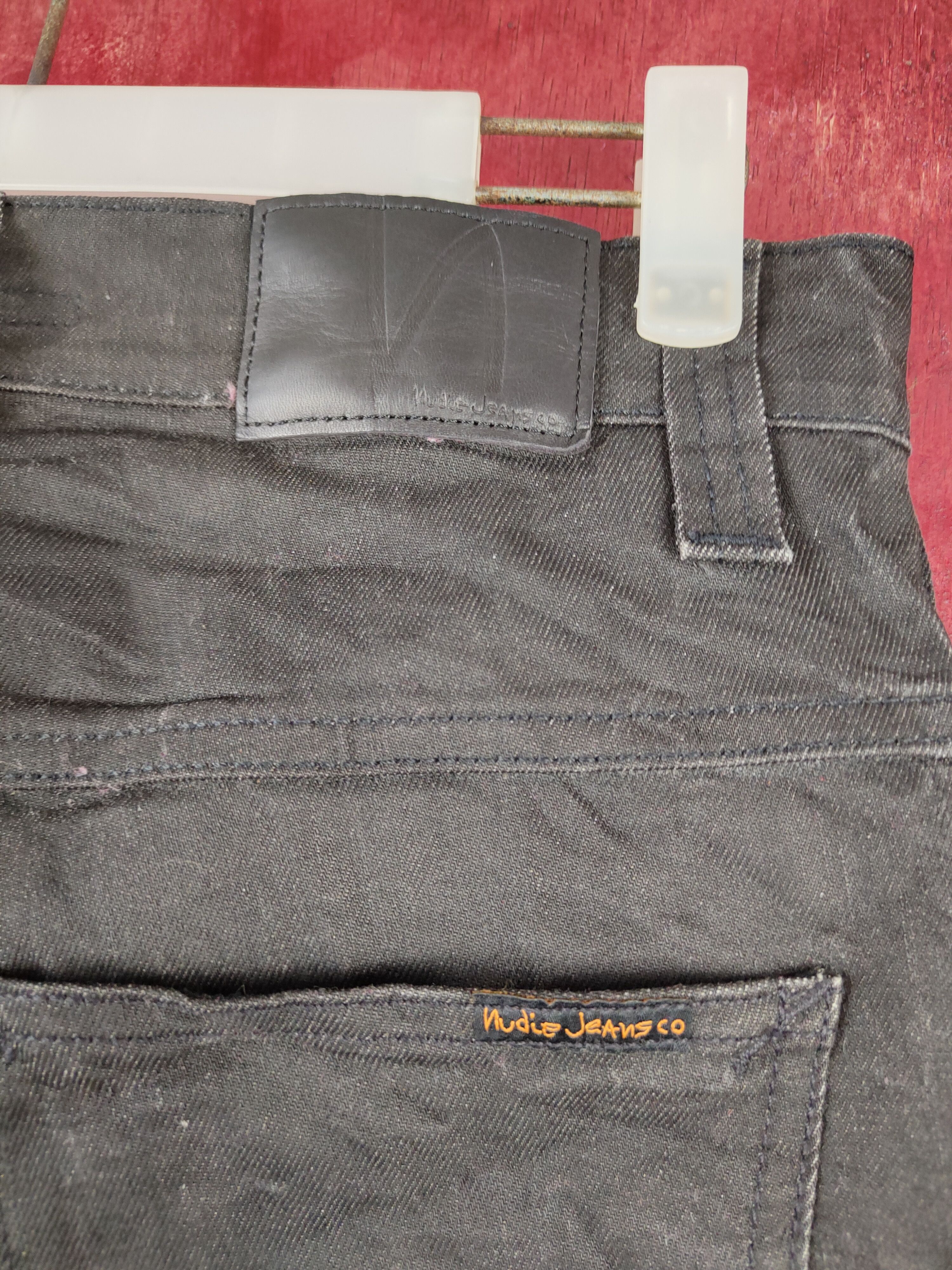 Nudie Jeans DL Nudie Jeans Co Black plain distressed ripped Jeans #S661 Size US 30 / EU 46 - 8 Thumbnail