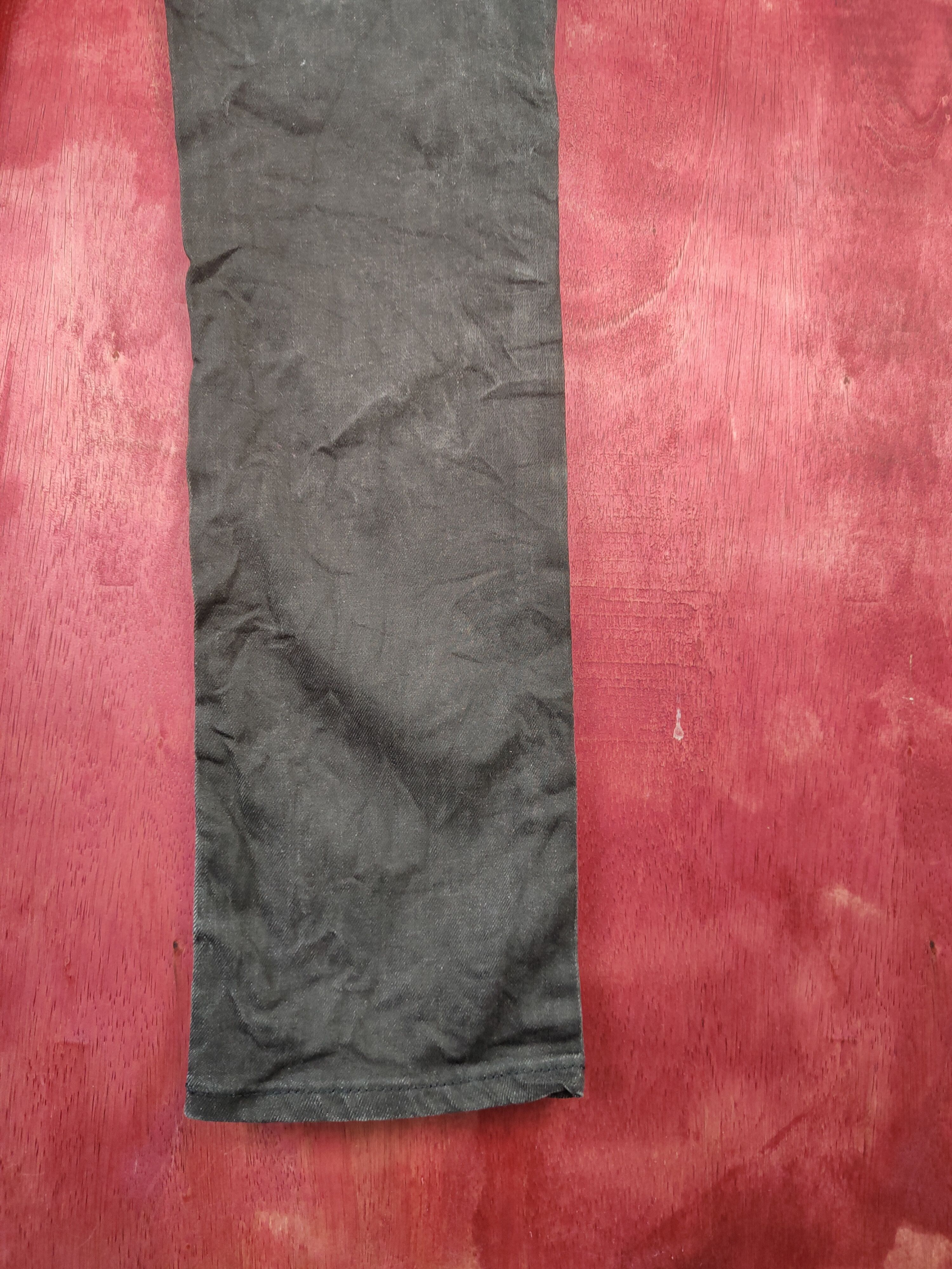 Nudie Jeans DL Nudie Jeans Co Black plain distressed ripped Jeans #S661 Size US 30 / EU 46 - 13 Thumbnail