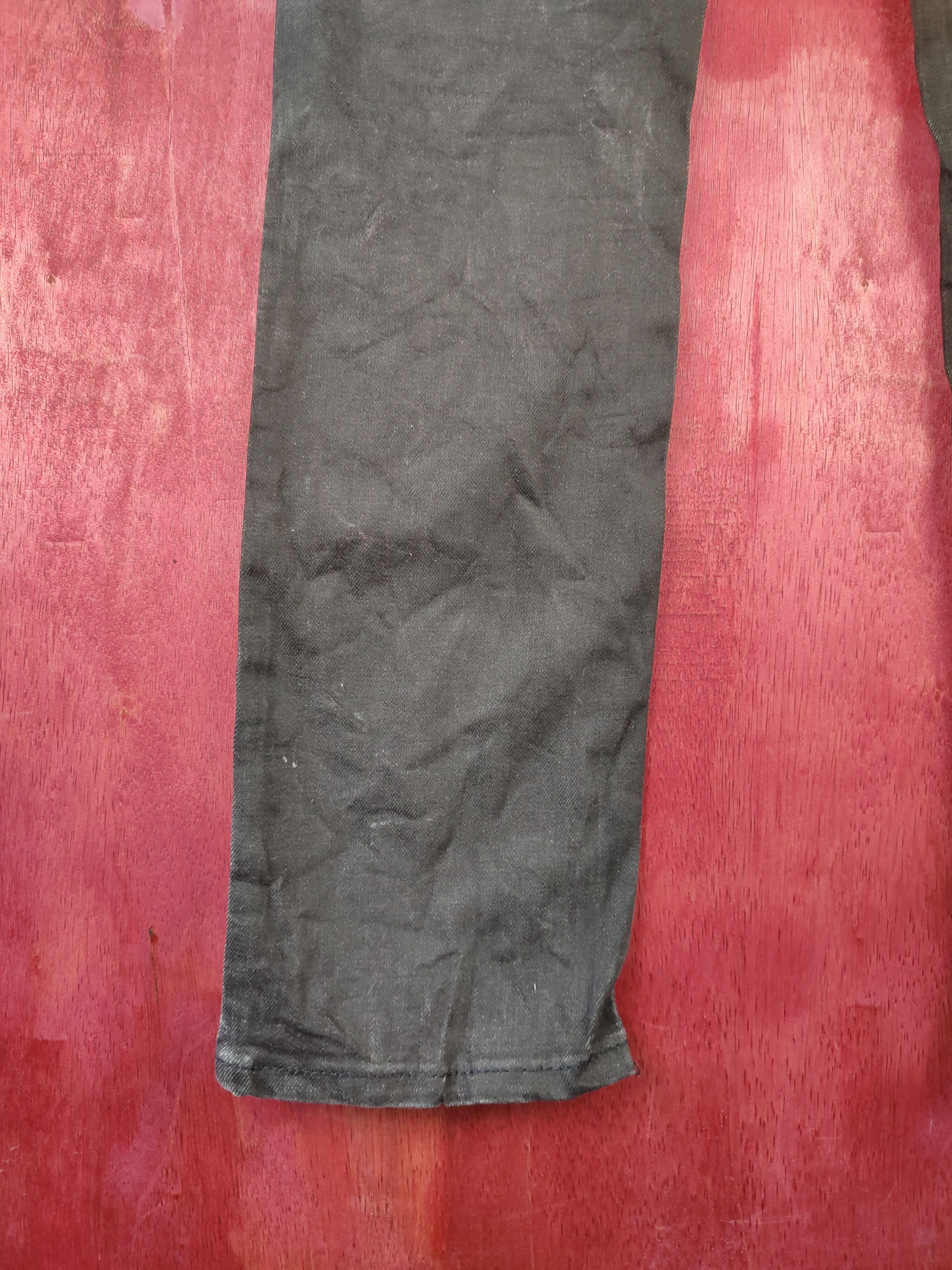 Nudie Jeans DL Nudie Jeans Co Black plain distressed ripped Jeans #S661 Size US 30 / EU 46 - 10 Thumbnail