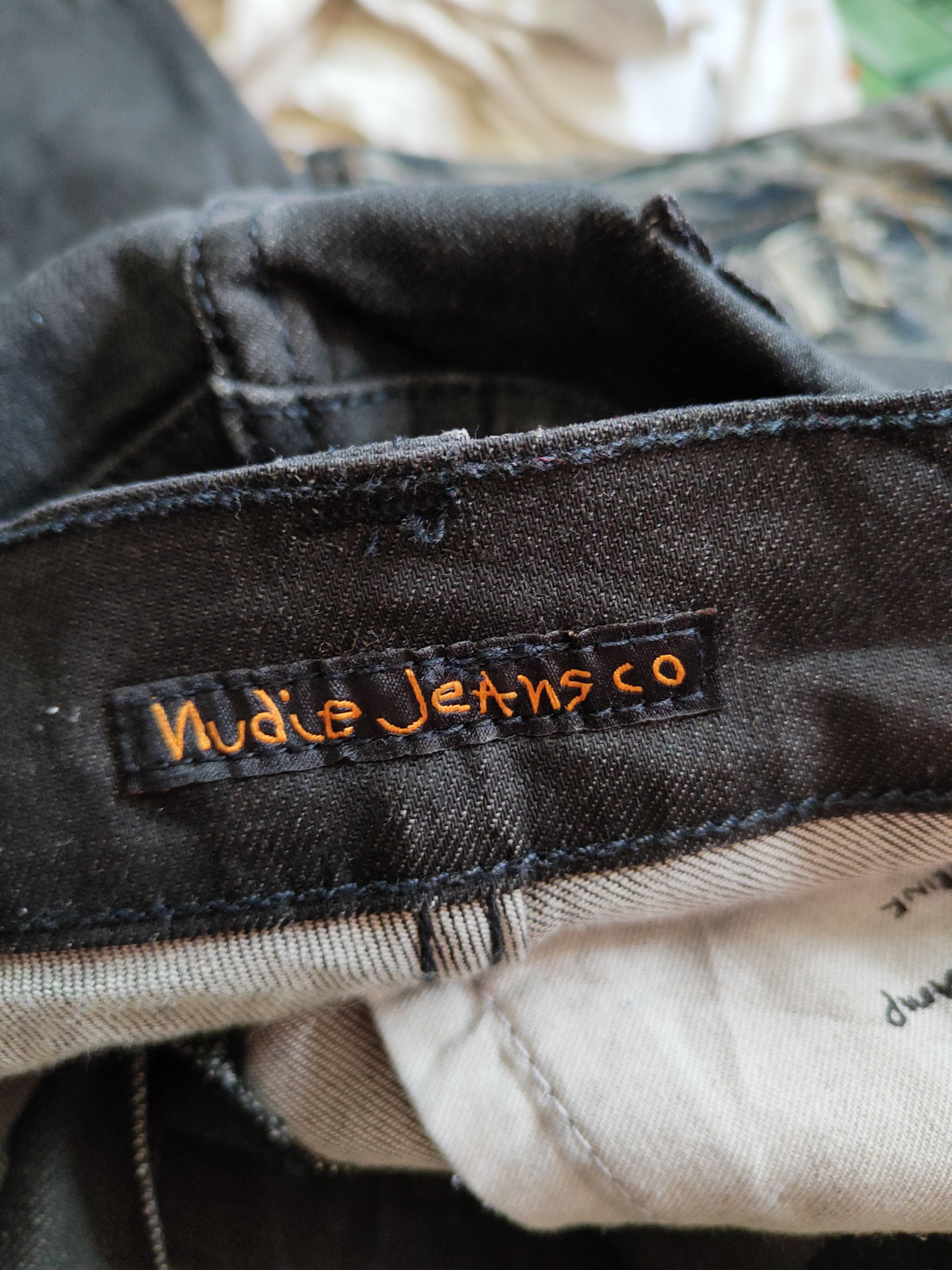 Nudie Jeans DL Nudie Jeans Co Black plain distressed ripped Jeans #S661 Size US 30 / EU 46 - 16 Thumbnail