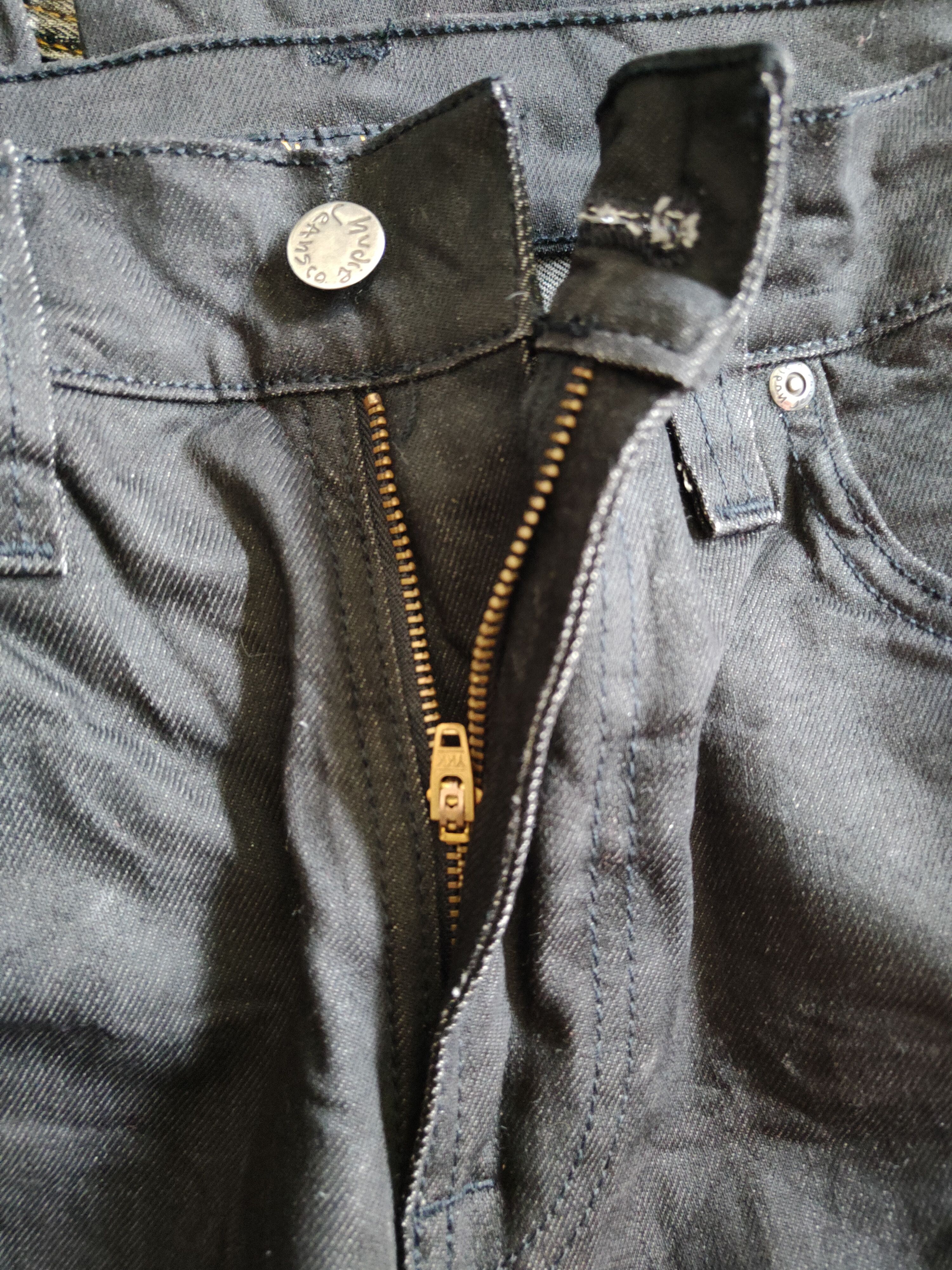 Nudie Jeans DL Nudie Jeans Co Black plain distressed ripped Jeans #S661 Size US 30 / EU 46 - 14 Thumbnail