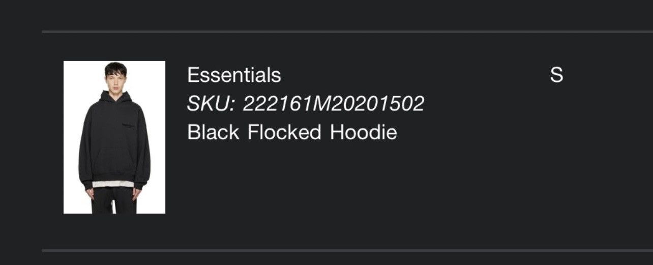 Essentials × FOG × Fear of God Fear of God Essentials Hoodie Stretch Limo Black Size US S / EU 44-46 / 1 - 3 Thumbnail