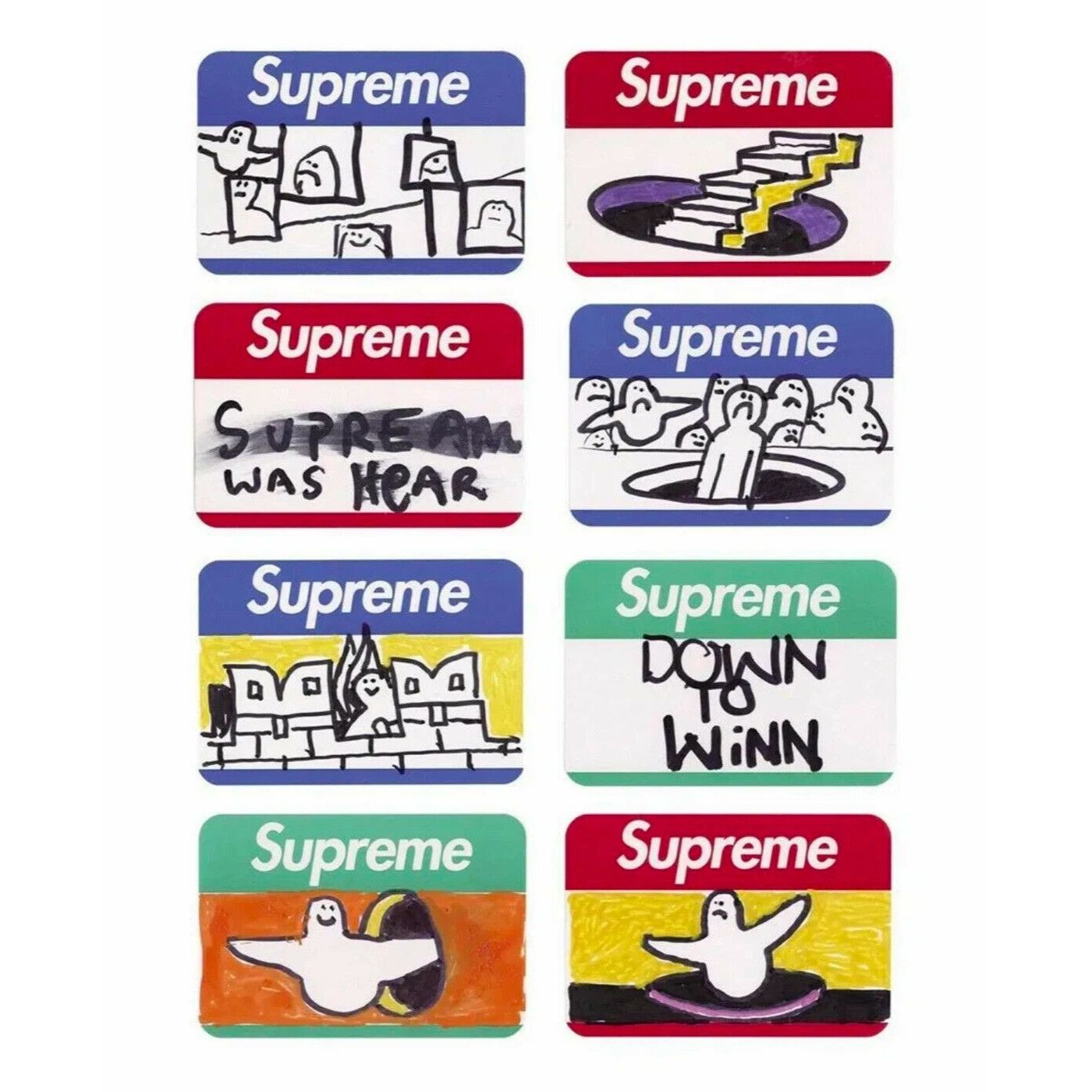 Supreme Supreme Sticker Sheet BOX LOGO 2020 Japan Limited GONZ SENSE Size ONE SIZE - 1 Thumbnail