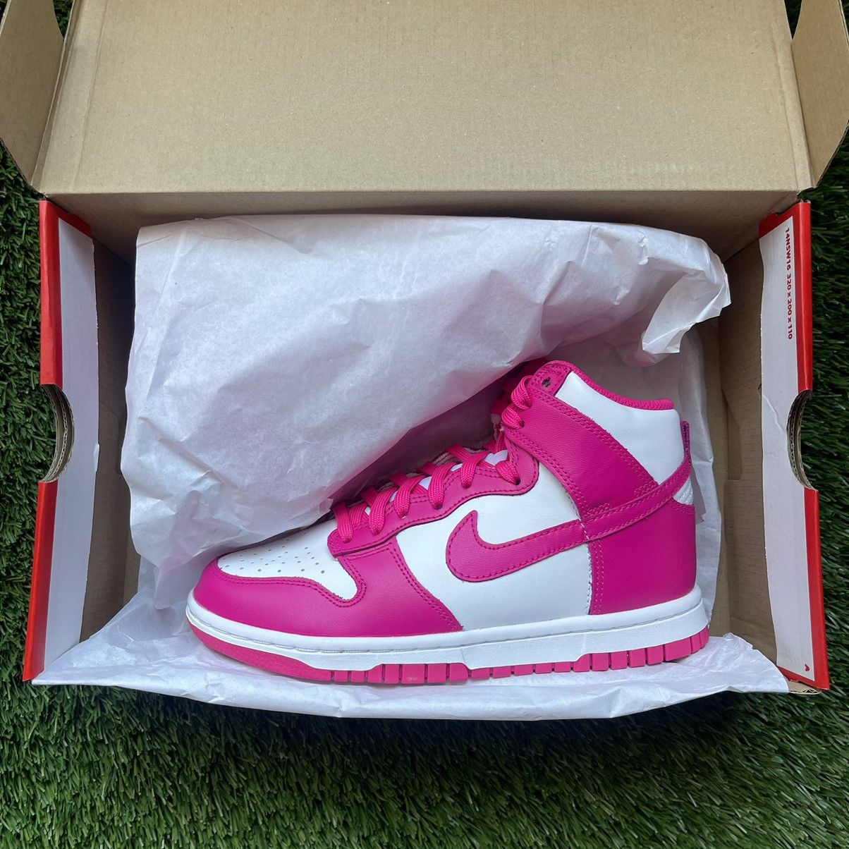 Nike Nike Dunk High Pink Prime Size 7W Size US 7 / IT 37 - 5 Thumbnail