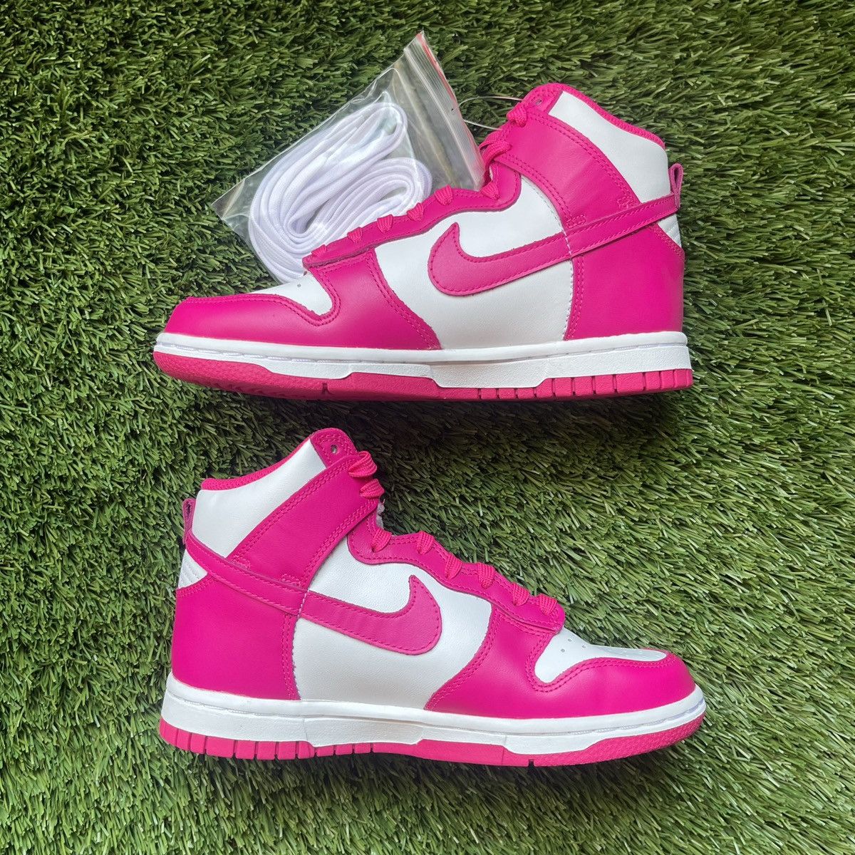 Nike Nike Dunk High Pink Prime Size 7W Size US 7 / IT 37 - 2 Thumbnail