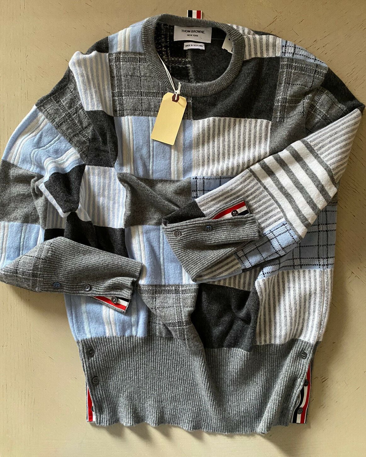 Thom Browne Sweater in Gray Size US M / EU 48-50 / 2 - 1 Thumbnail
