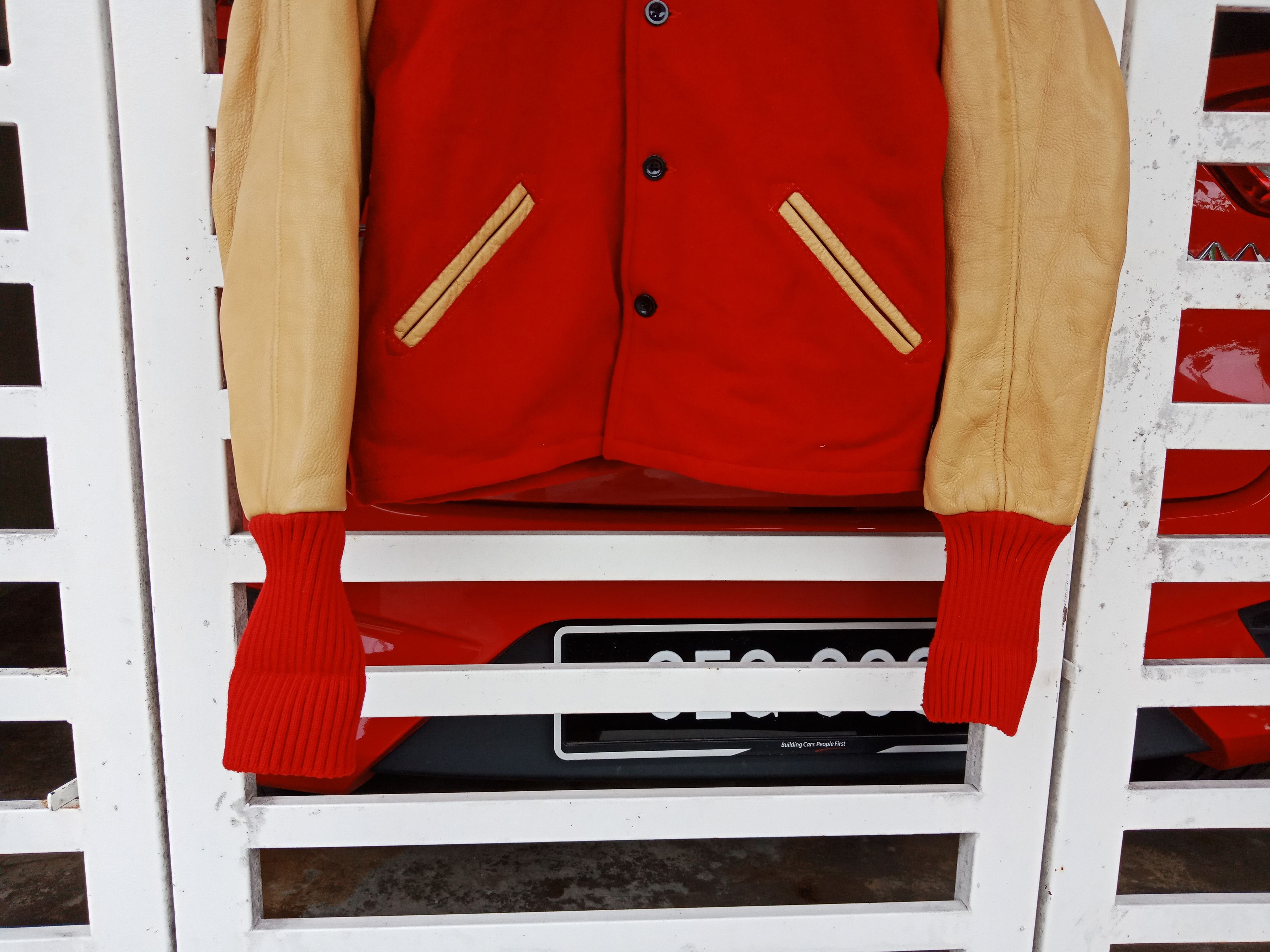 Skookum Skookum Two Tones Michael Jackson Wool Varsity Leather Size US M / EU 48-50 / 2 - 7 Thumbnail