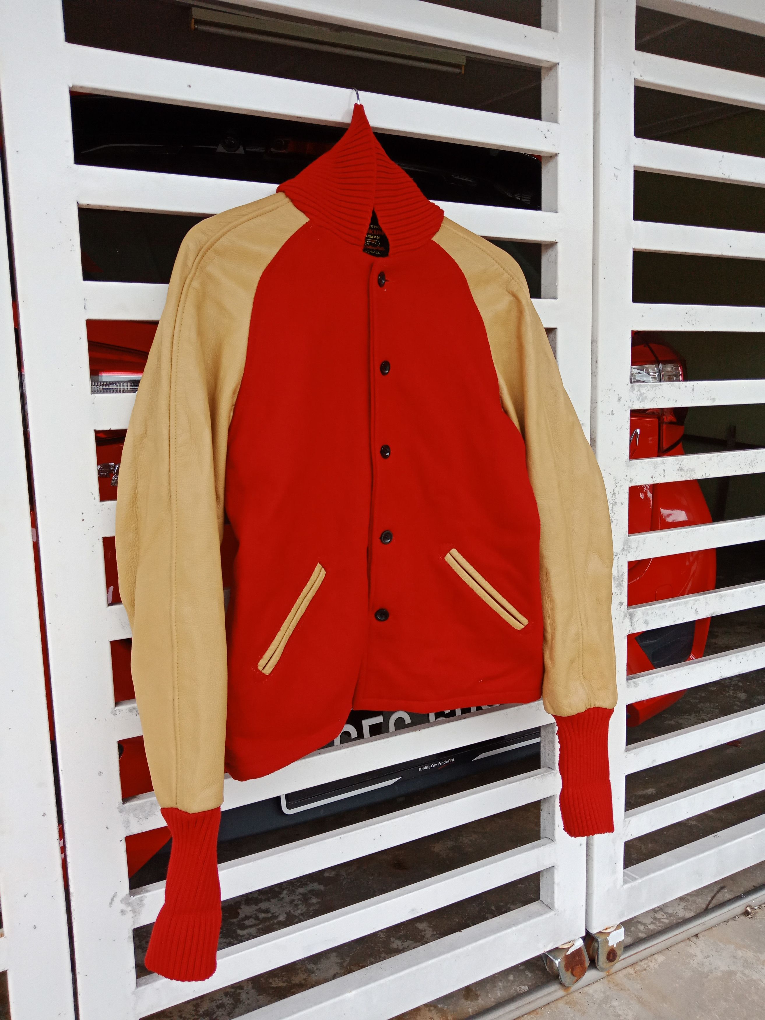 Skookum Skookum Two Tones Michael Jackson Wool Varsity Leather Size US M / EU 48-50 / 2 - 4 Thumbnail