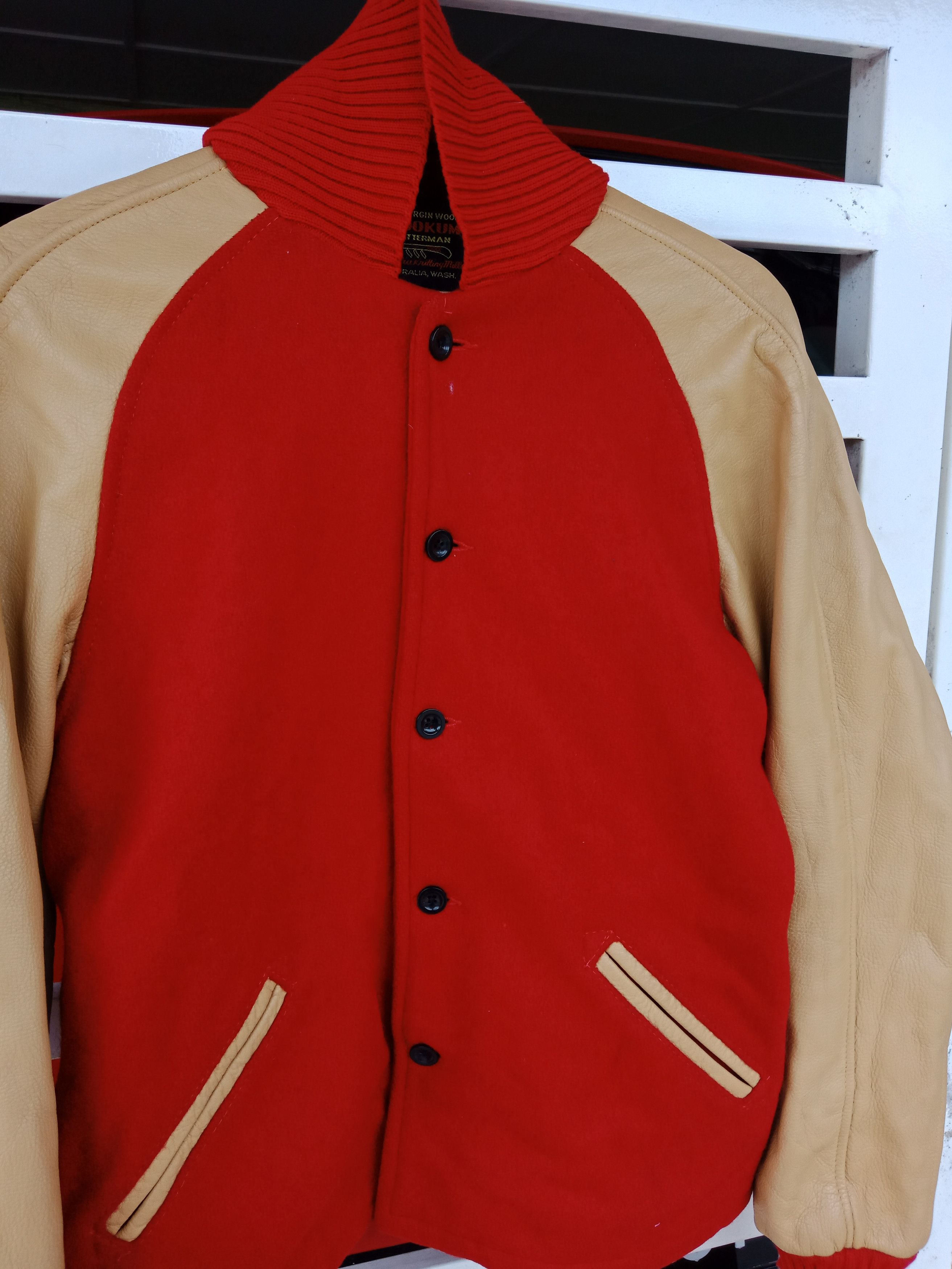 Skookum Skookum Two Tones Michael Jackson Wool Varsity Leather Size US M / EU 48-50 / 2 - 6 Thumbnail