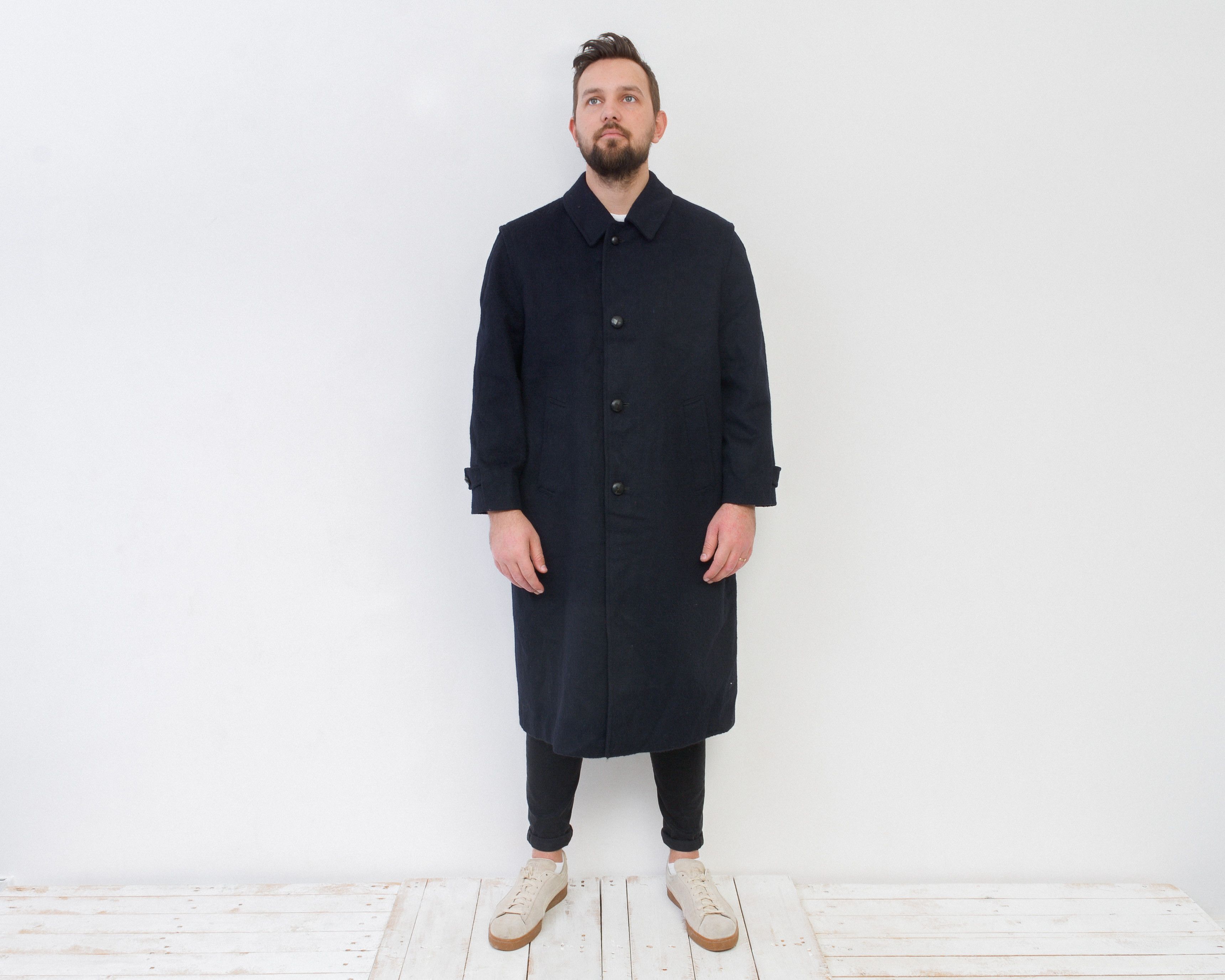 image of Adler Loden Tyrol Us 42 Uk Jacket Coat Eu 52 Wool Overcoat in Black, Men's (Size Large)