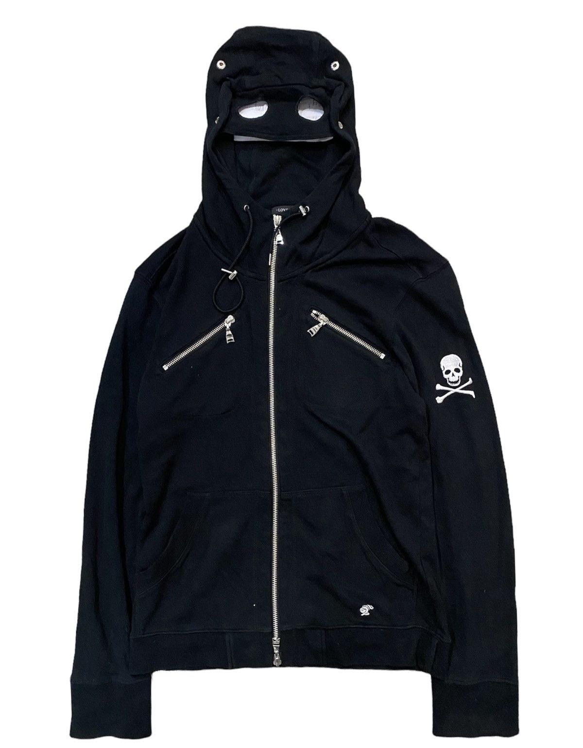 Japanese Brand Loveless Japan Google Zipper Skull hoodie Size US S / EU 44-46 / 1 - 1 Thumbnail