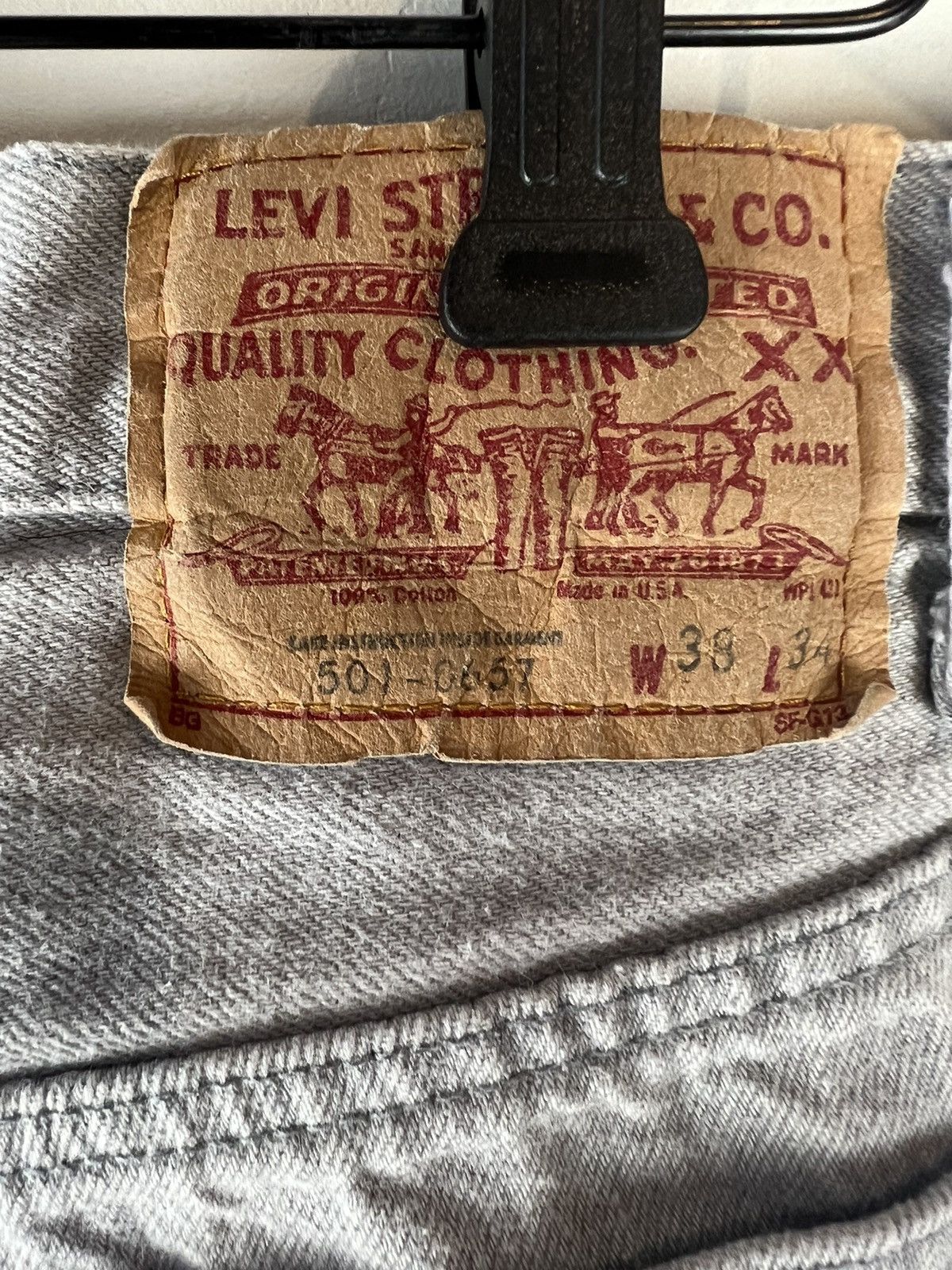 Levi's Vintage levis 501 jeans Size US 36 / EU 52 - 3 Thumbnail