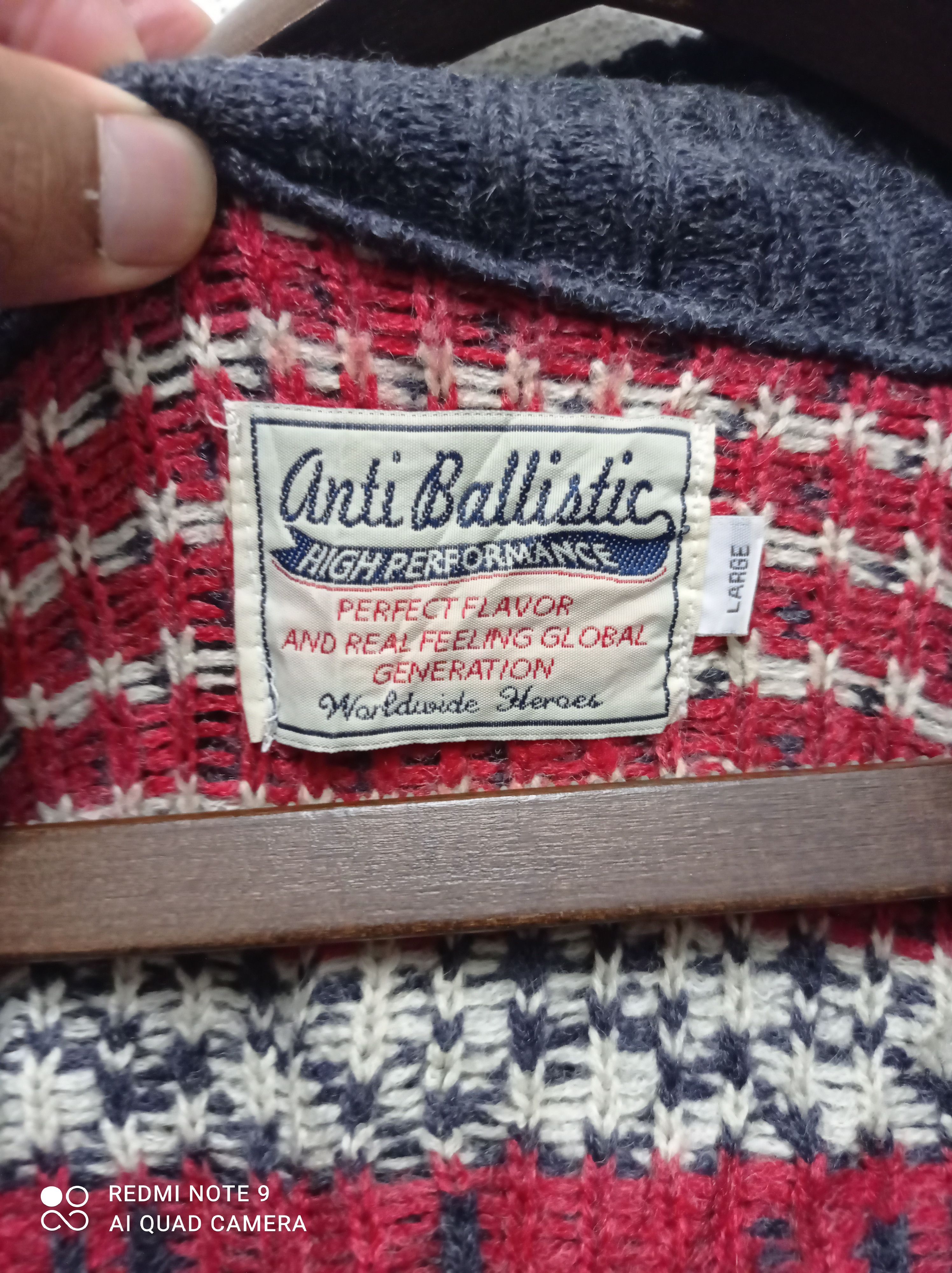 Japanese Brand × Other Vintage Japanese Brand Anti Ballistic deer pattern knitwear Size US L / EU 52-54 / 3 - 11 Thumbnail
