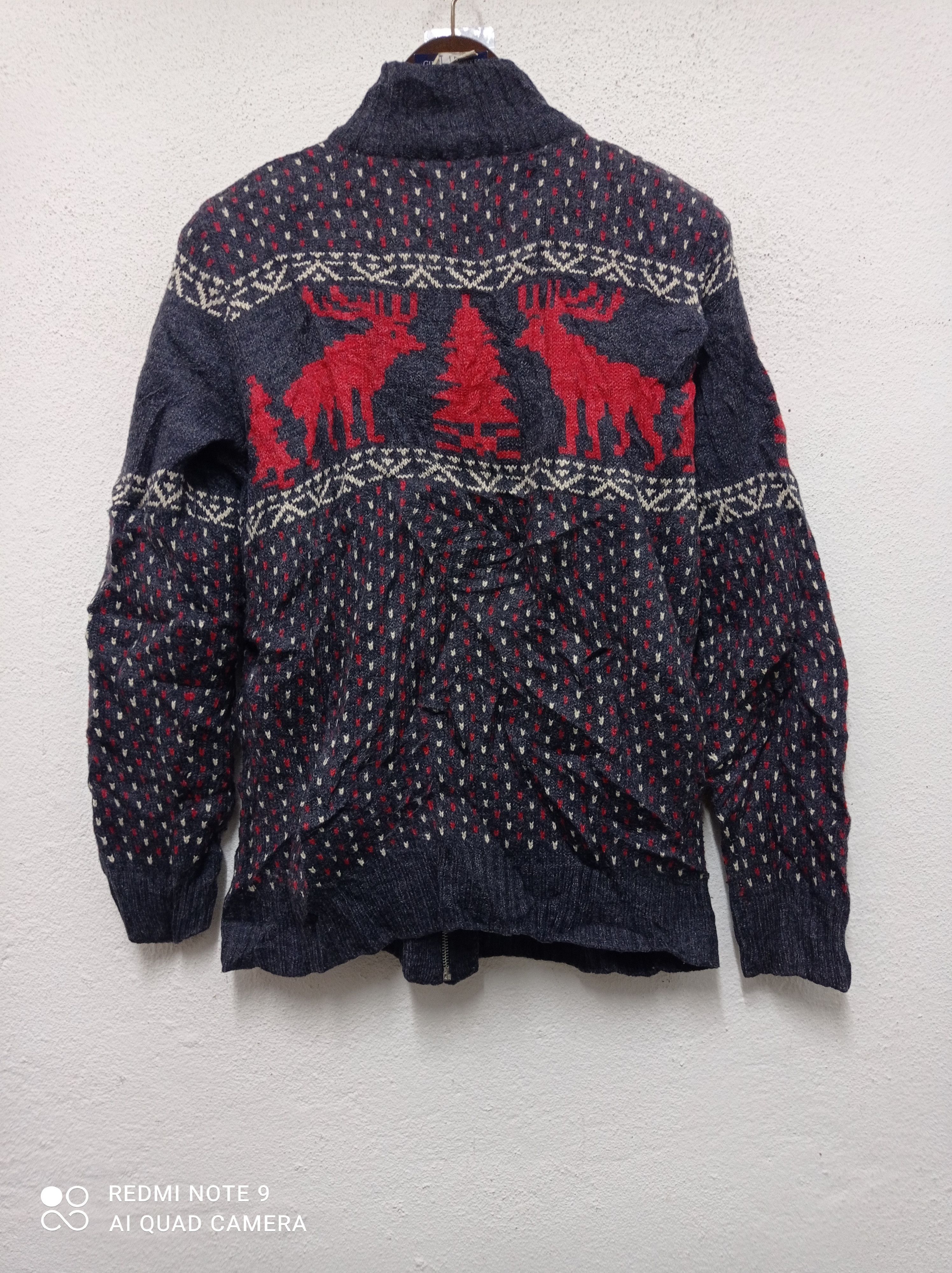 Japanese Brand × Other Vintage Japanese Brand Anti Ballistic deer pattern knitwear Size US L / EU 52-54 / 3 - 2 Thumbnail
