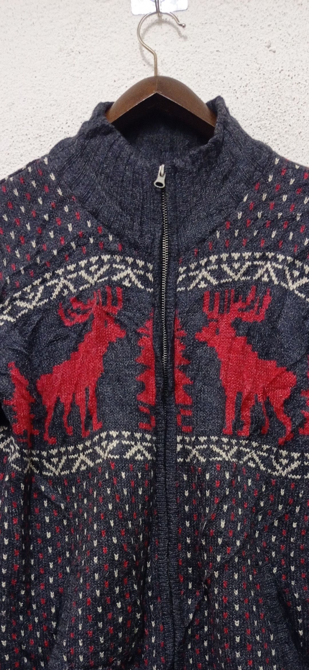 Japanese Brand × Other Vintage Japanese Brand Anti Ballistic deer pattern knitwear Size US L / EU 52-54 / 3 - 7 Thumbnail