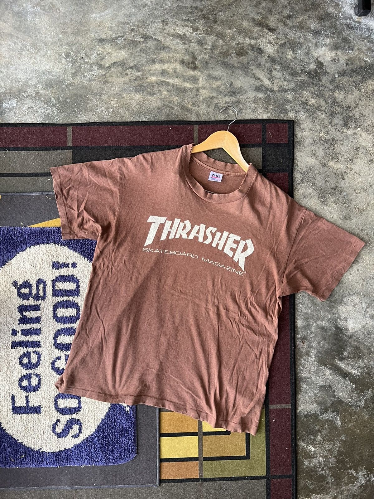 Thrasher 🔥Vintage Single Stitch Thrasher Skateboard Magazine Size US M / EU 48-50 / 2 - 1 Thumbnail
