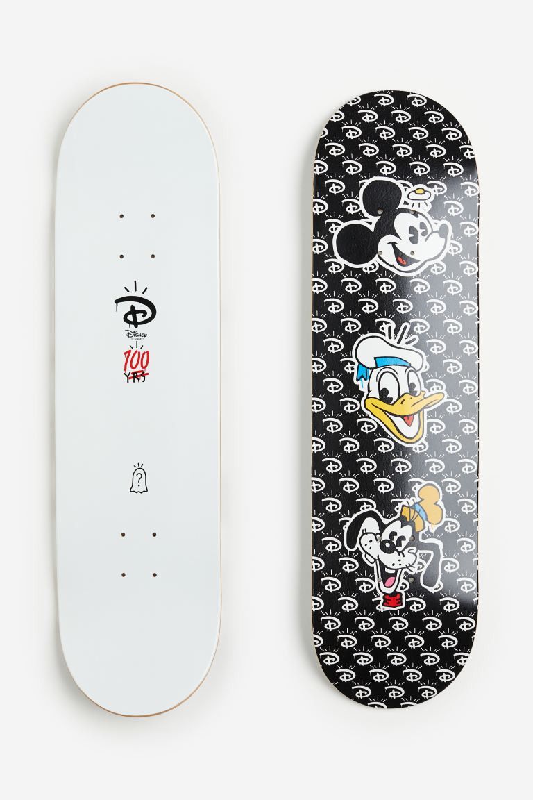 Hypebeast Rare H&m X Disney 100th Trevor Andrew Skateboard | Grailed