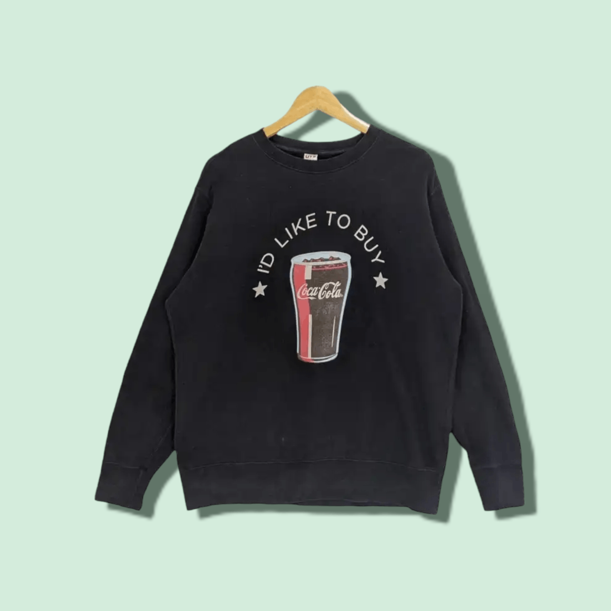 Coca Cola UNIQLO x 2014 COCA COLA Coke I'd Like To Buy Sweatshirt Size US M / EU 48-50 / 2 - 1 Thumbnail