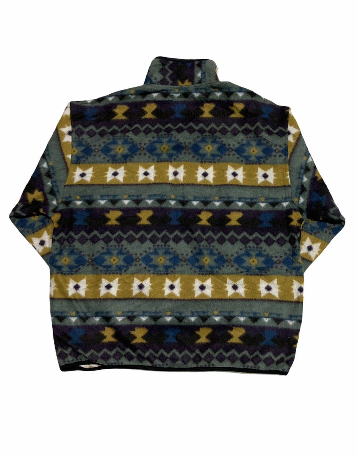 Japanese Brand MULTICOLOUR HALF ZIPPER NATIVE NAVAJO Size US L / EU 52-54 / 3 - 2 Thumbnail