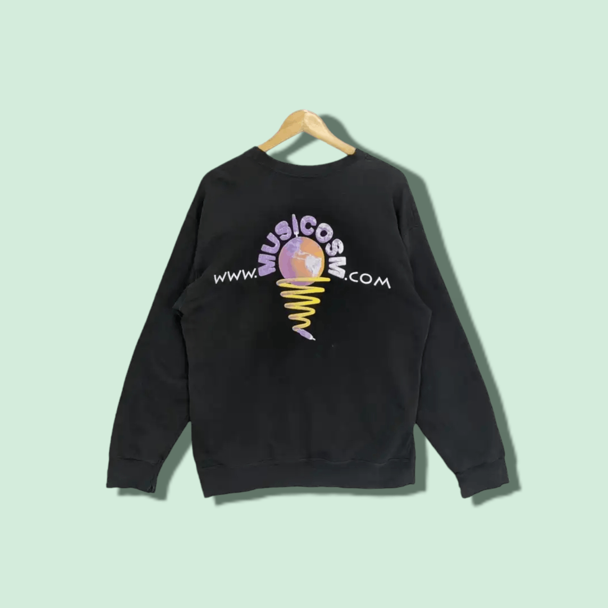 Japanese Brand MUSICOSM Jumper Sweatshirt Size US M / EU 48-50 / 2 - 1 Thumbnail
