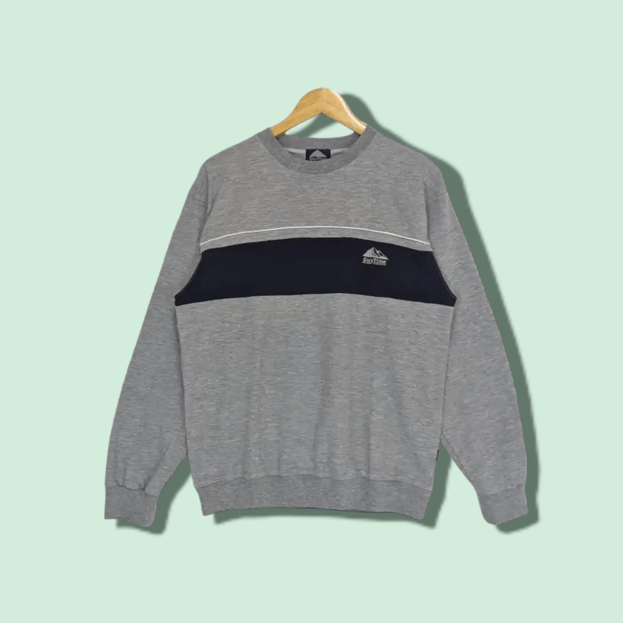 Japanese Brand Japan GUY TIME Sportswear Jumper Sweatshirt Size US M / EU 48-50 / 2 - 1 Thumbnail