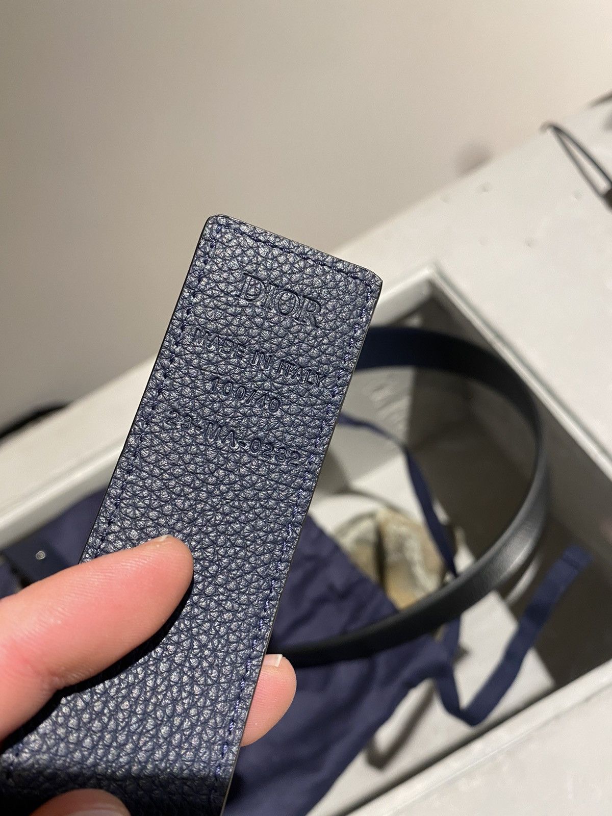 Dior BNWT Dior "CD" Reversibel belt Size 40 - 3 Thumbnail
