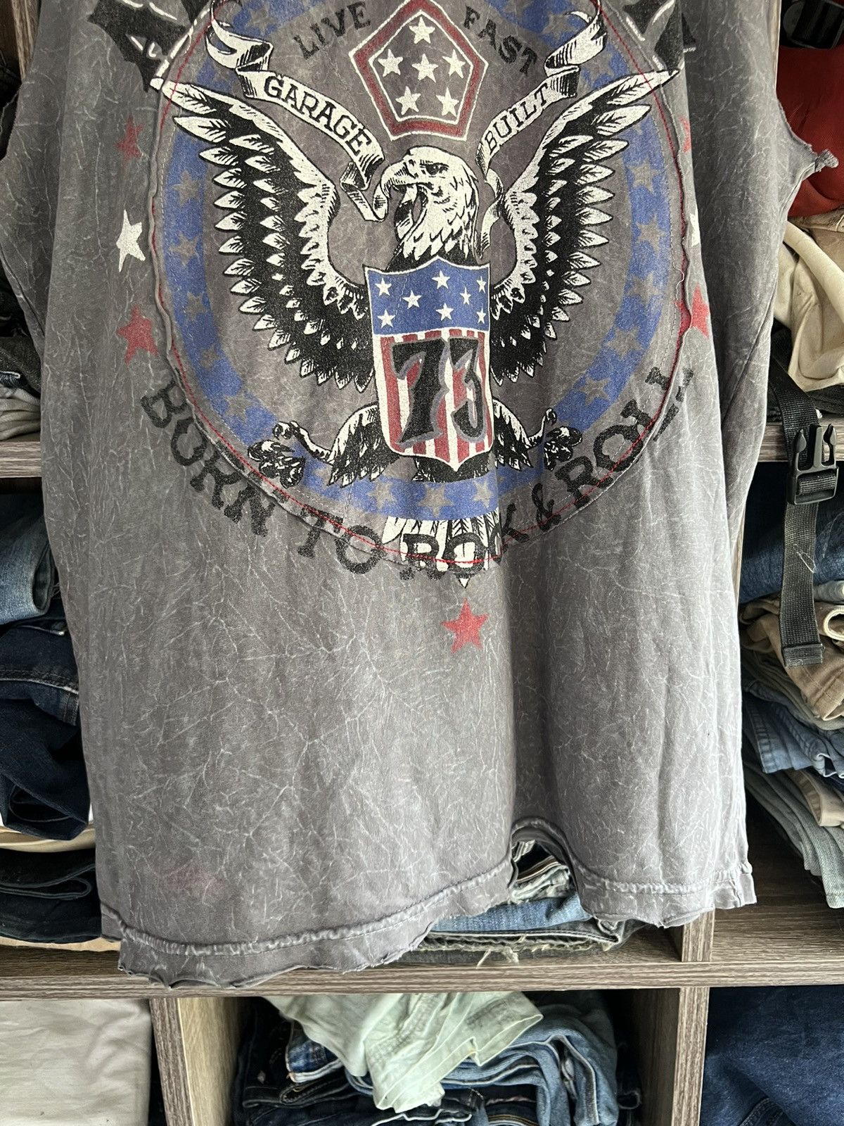 Affliction 🔥Rare Affliction Born To Rock n Roll Sleeveless Size US M / EU 48-50 / 2 - 4 Thumbnail