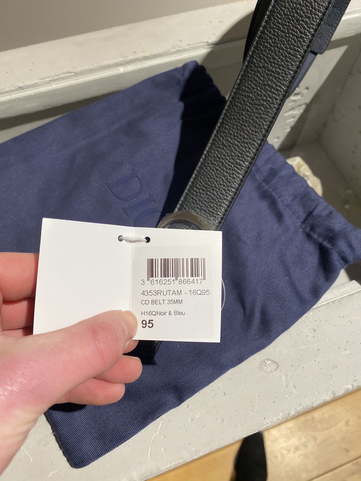 Dior BNWT Dior "CD" Reversibel belt Size 38 - 3 Thumbnail