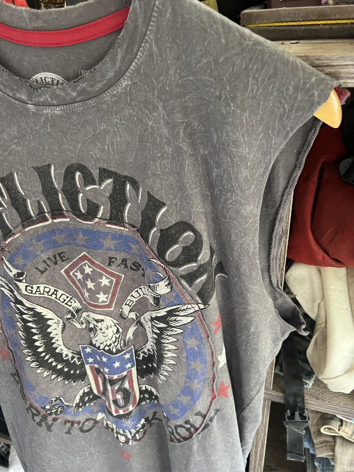Affliction 🔥Rare Affliction Born To Rock n Roll Sleeveless Size US M / EU 48-50 / 2 - 7 Thumbnail
