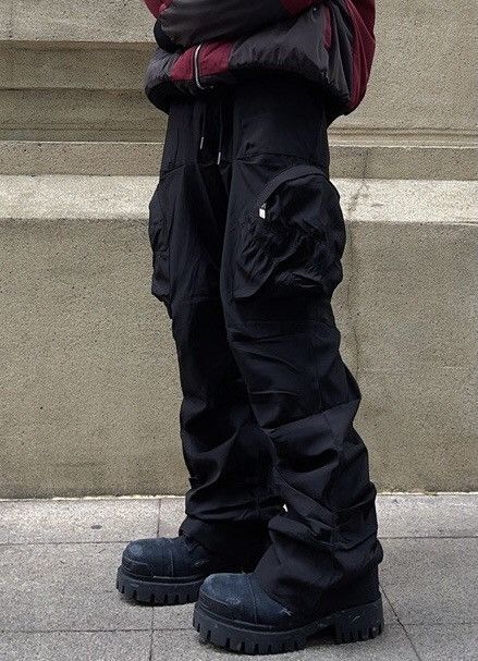 Japanese Brand × Vintage Utility grunge multi pocket nylon pants Size US 32 / EU 48 - 5 Thumbnail