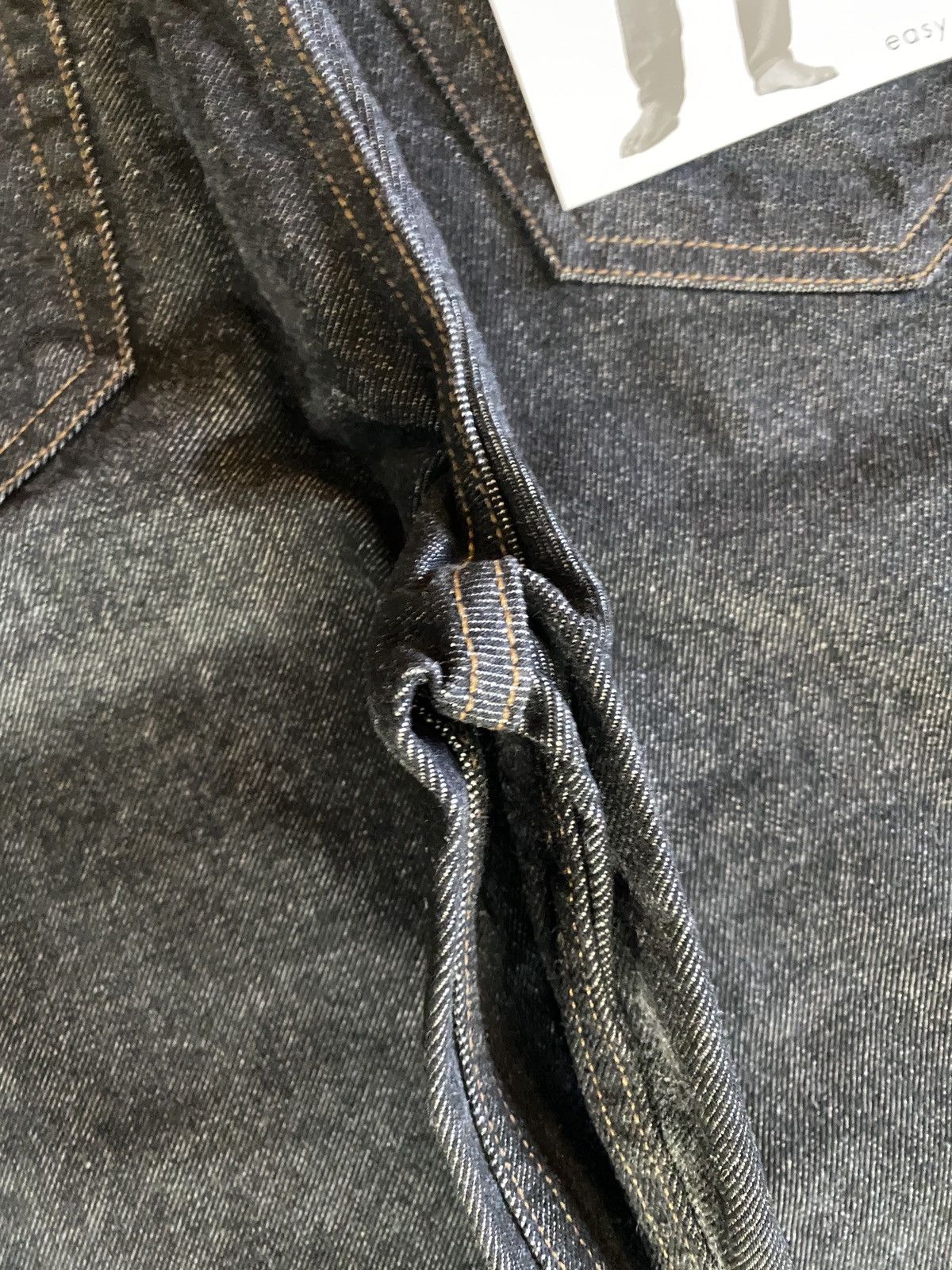 Calvin Klein Vintage NWT 90’s Calvin Klein Relaxed Fit Black Jean 33x35.5 Size US 33 - 7 Thumbnail