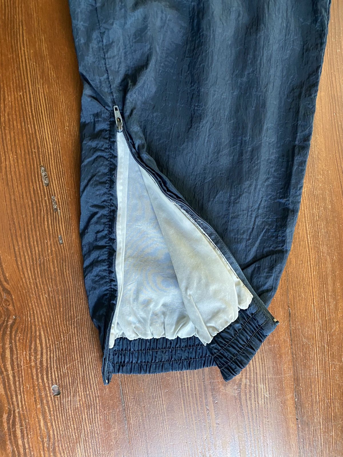 Adidas Vintage 90’s Adidas Navy Ankle Zip Jogger Track Pants Size US 34 / EU 50 - 4 Thumbnail