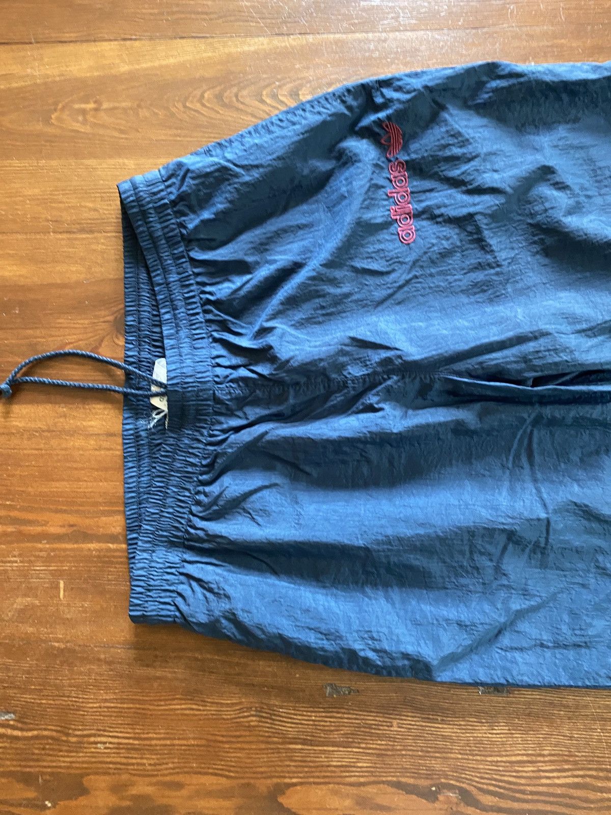 Adidas Vintage 90’s Adidas Navy Ankle Zip Jogger Track Pants Size US 34 / EU 50 - 7 Thumbnail