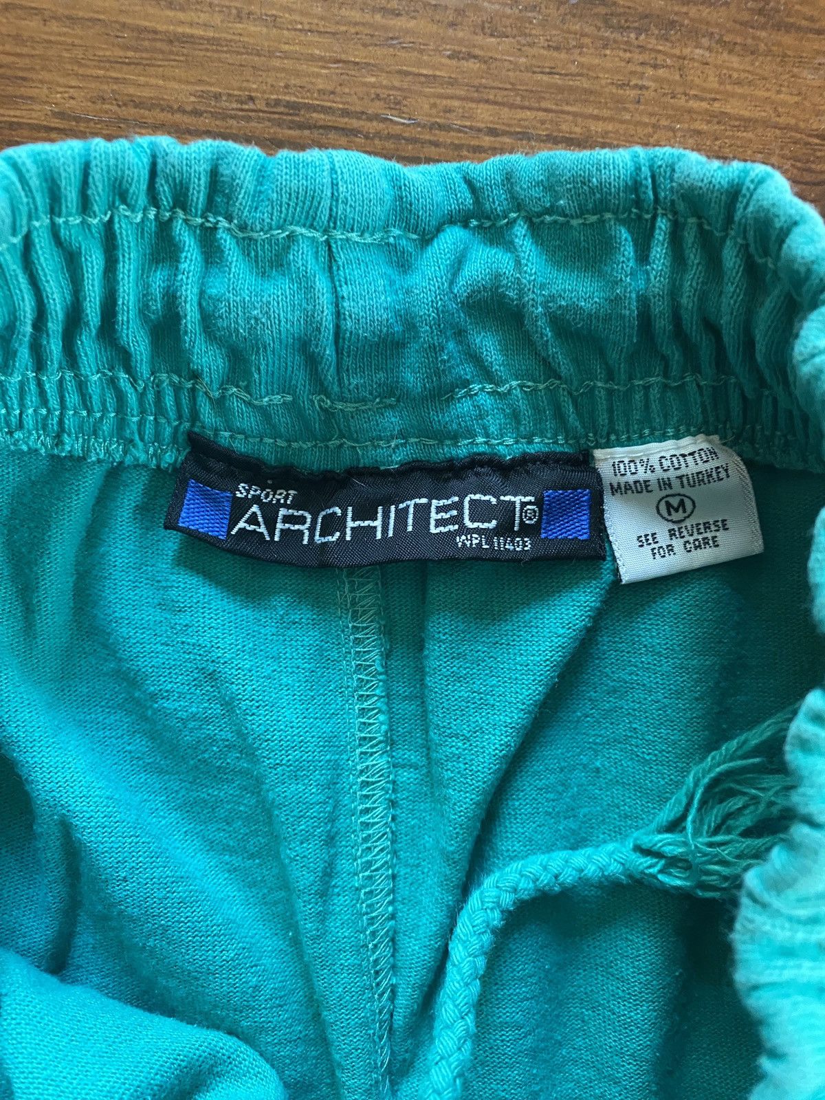 Architect Vintage 90’s Architect Teal Cotton Athletic Shorts Size US 34 / EU 50 - 10 Thumbnail