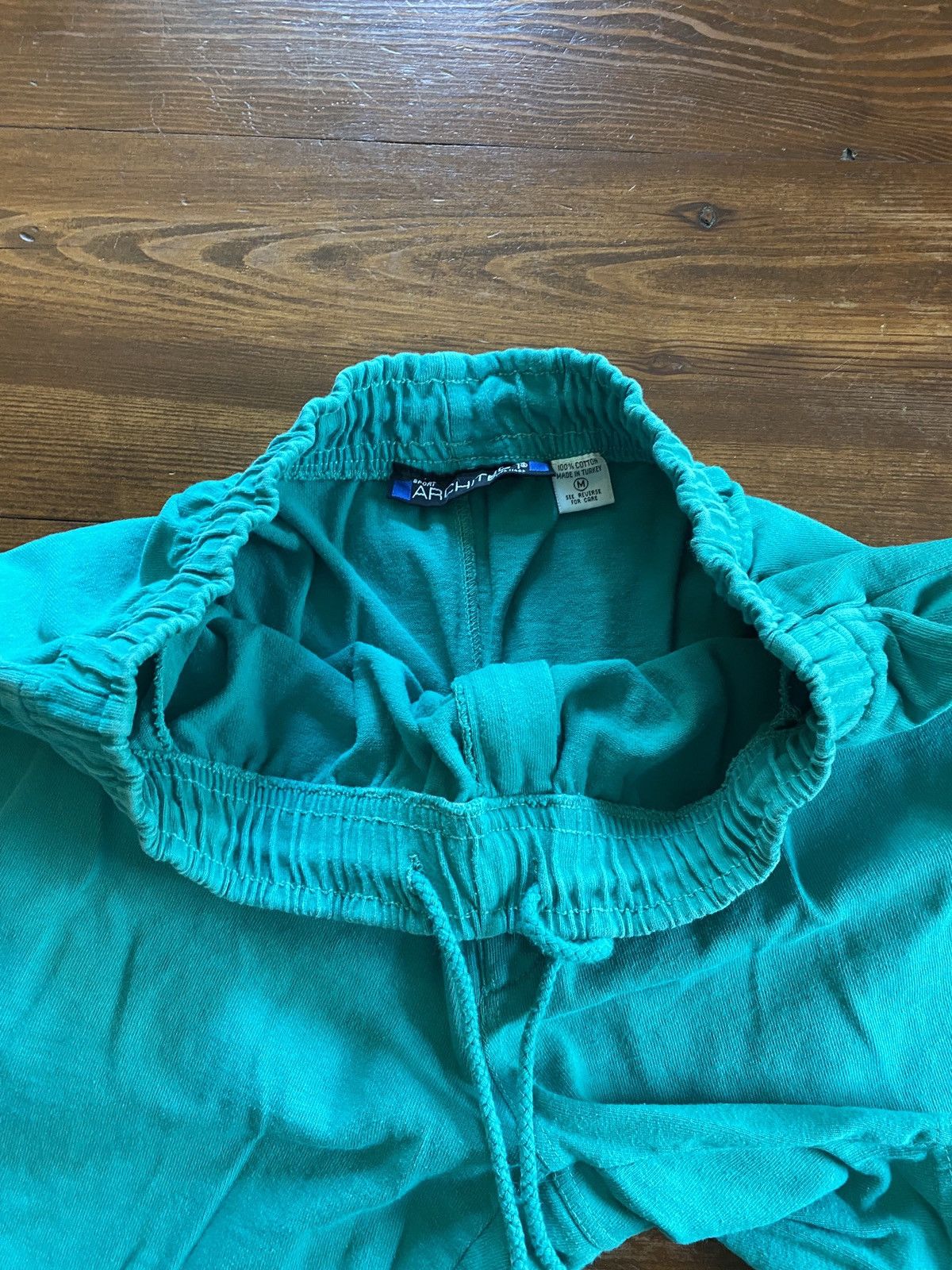 Architect Vintage 90’s Architect Teal Cotton Athletic Shorts Size US 34 / EU 50 - 12 Thumbnail