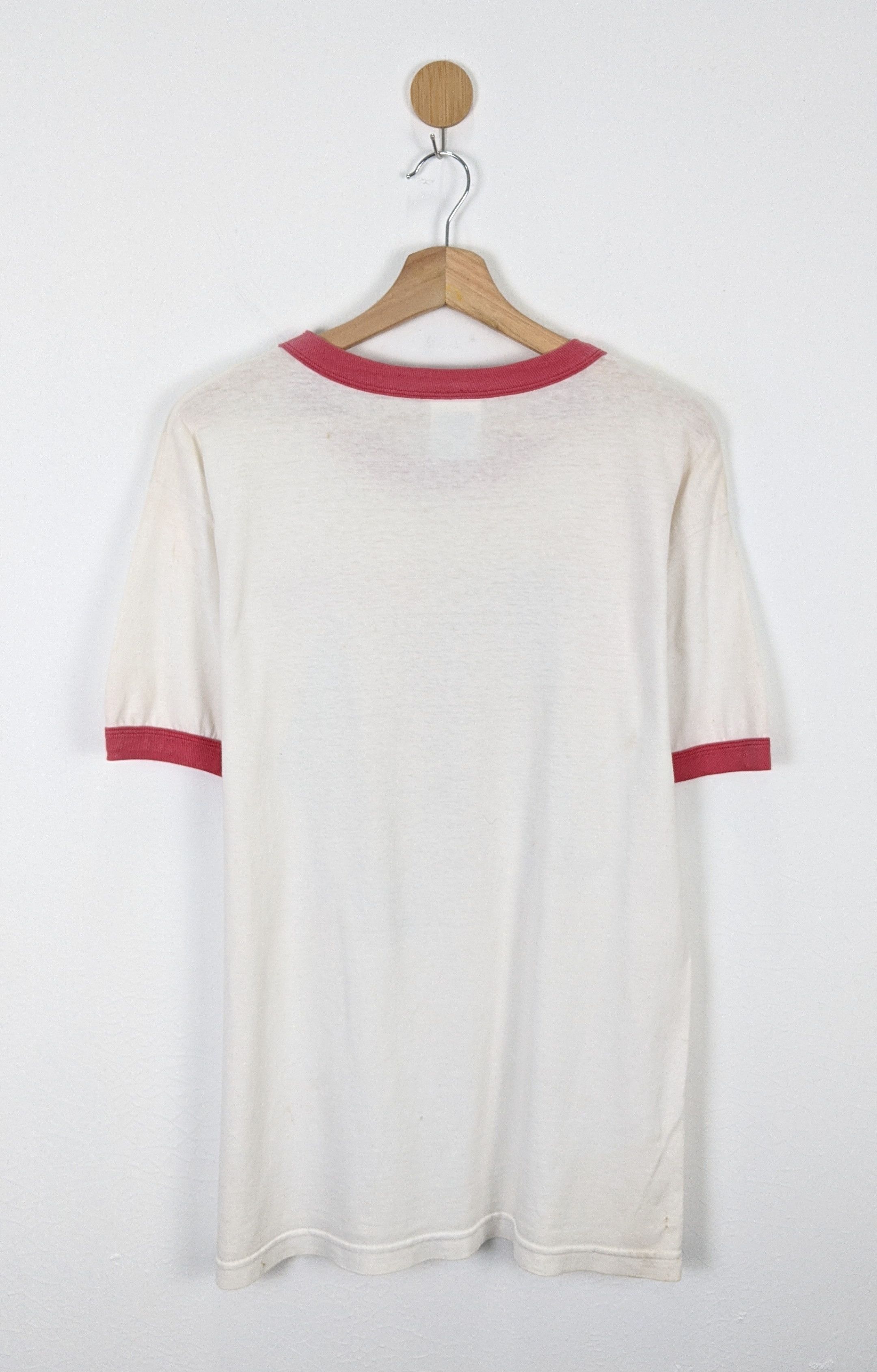Band Tees Vintage Ramones Rock N Roll Radio Ringer shirt Size US M / EU 48-50 / 2 - 3 Thumbnail