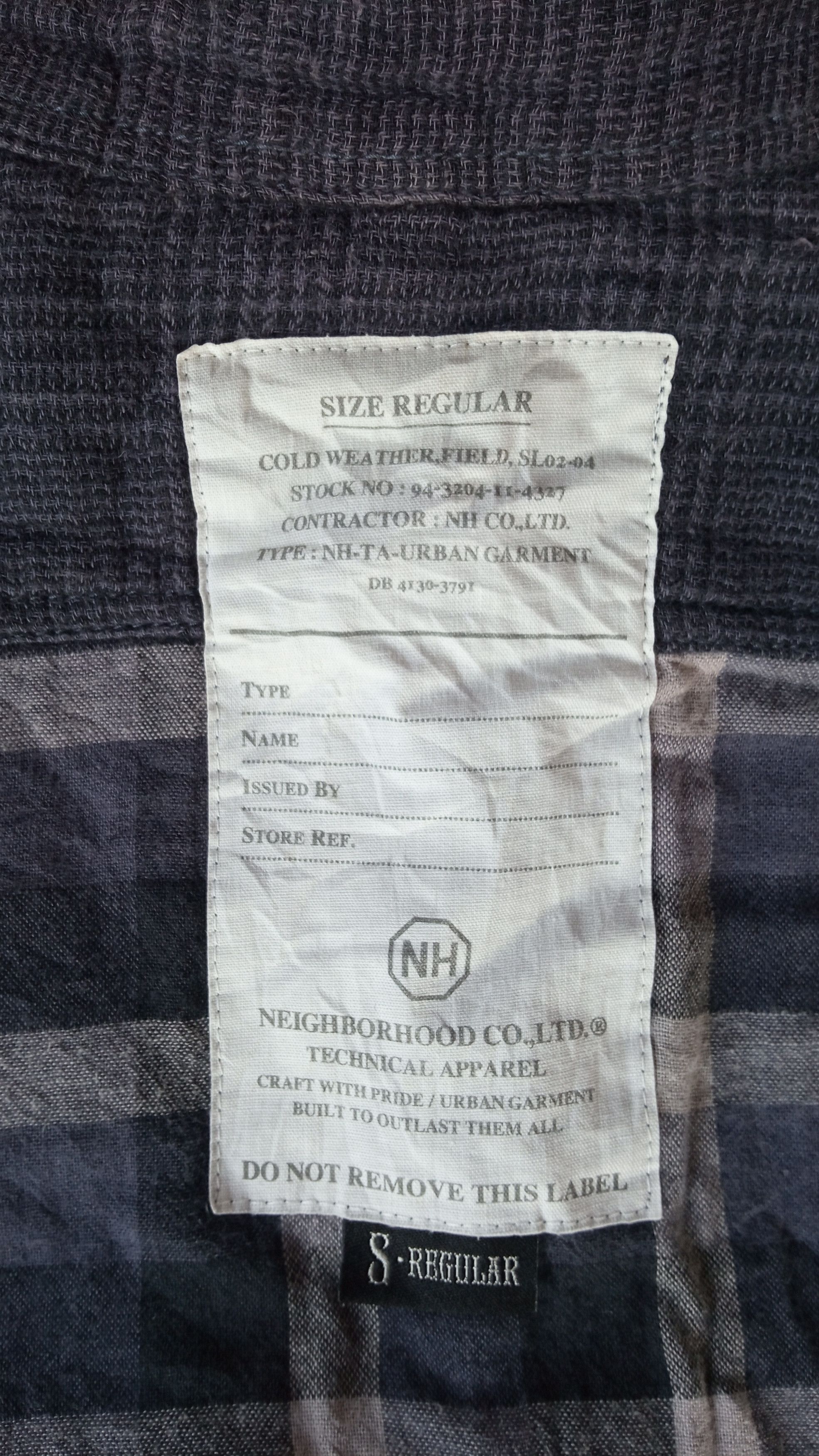 Neighborhood Cooper Check / C - Shirt LS