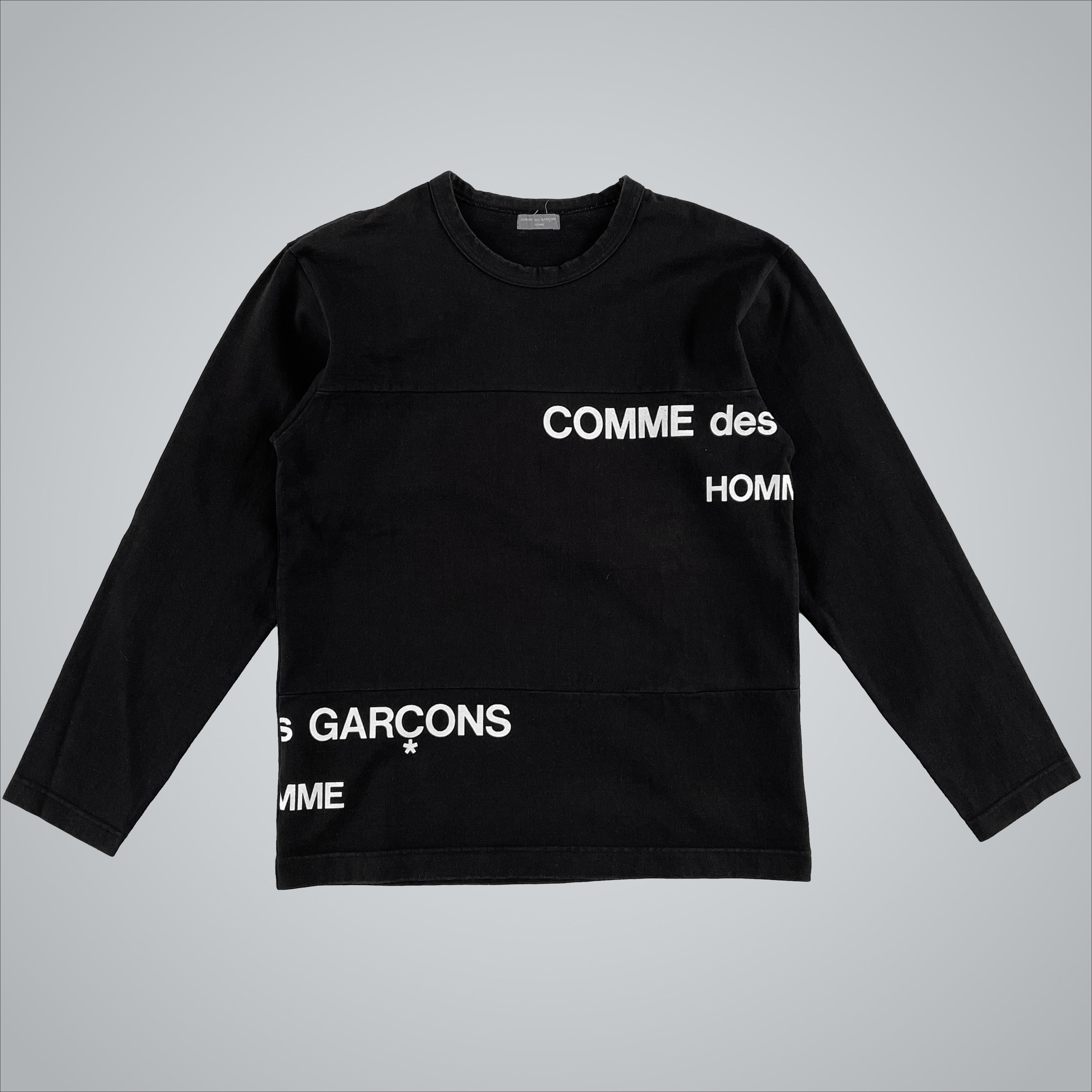 Comme Des Garcons Homme Split Logo | Grailed