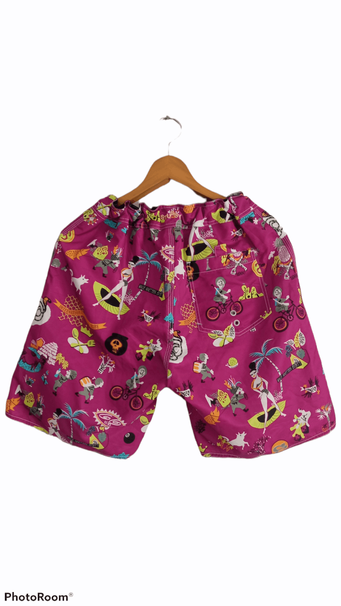Stussy 🔥🔥Stussy All Over Full Print Multicolor Short Pants Size US 33 - 13 Thumbnail