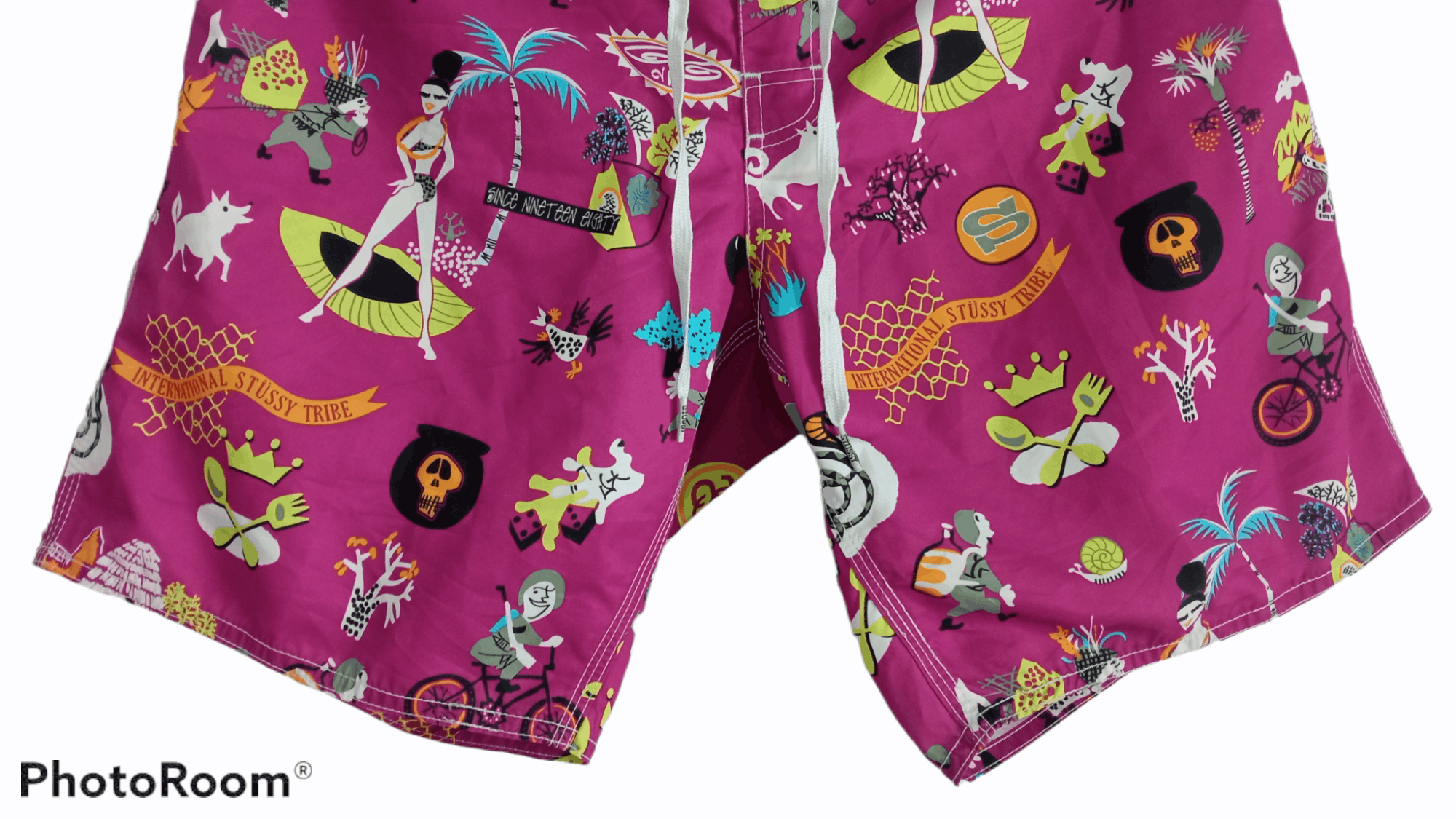 Stussy 🔥🔥Stussy All Over Full Print Multicolor Short Pants Size US 33 - 7 Thumbnail
