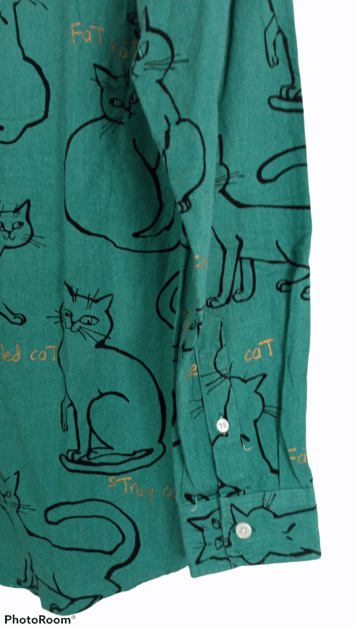 Japanese Brand × Vintage 🔥🔥Rovtski All Over Full Print Stray Cat Shirt Size US M / EU 48-50 / 2 - 17 Thumbnail